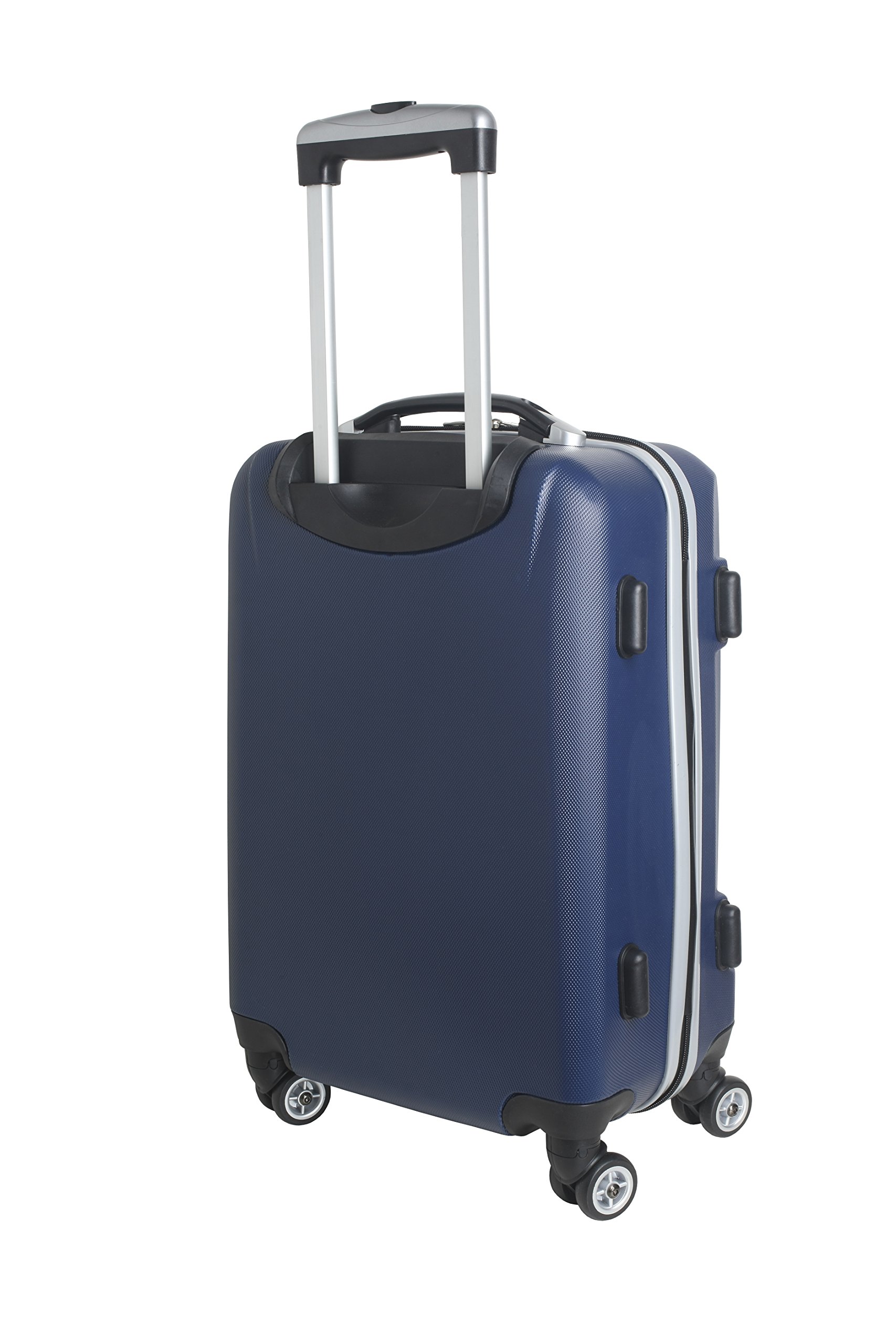 Denco NCAA Pittsburgh Panthers 20-Inch Carry-On Hardcase Spinner Luggage with 360° Wheels - Navy Blue - Perfect for College Travel, Weekend Trips & Airplane Use
