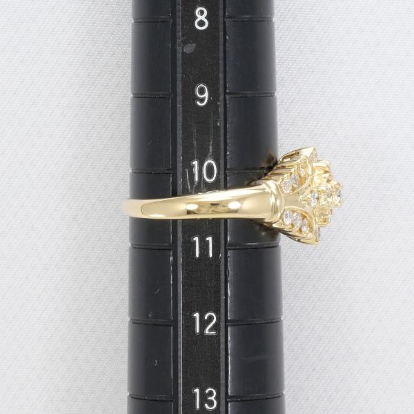 18K Yellow Gold Diamond Ring for Women - Elegant Solitaire Engagement & Wedding Band - Perfect for Proposals, Anniversaries, and Special Occasions