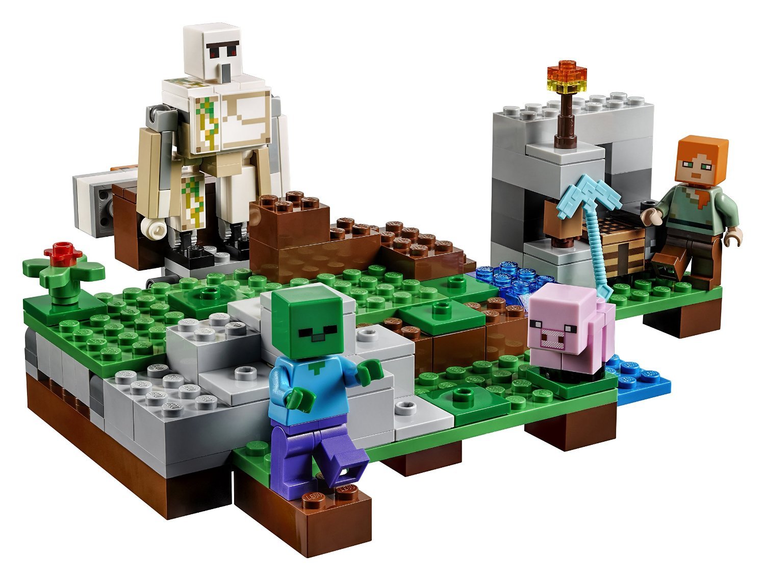 Minecraft LEGO 208 PCS The Iron Golem Brick Box Building Toys Set - Creative STEM Educational Construction Kit for Kids & Adults - Perfect for Birthday Gifts, Classroom Activities & Family Bonding Time