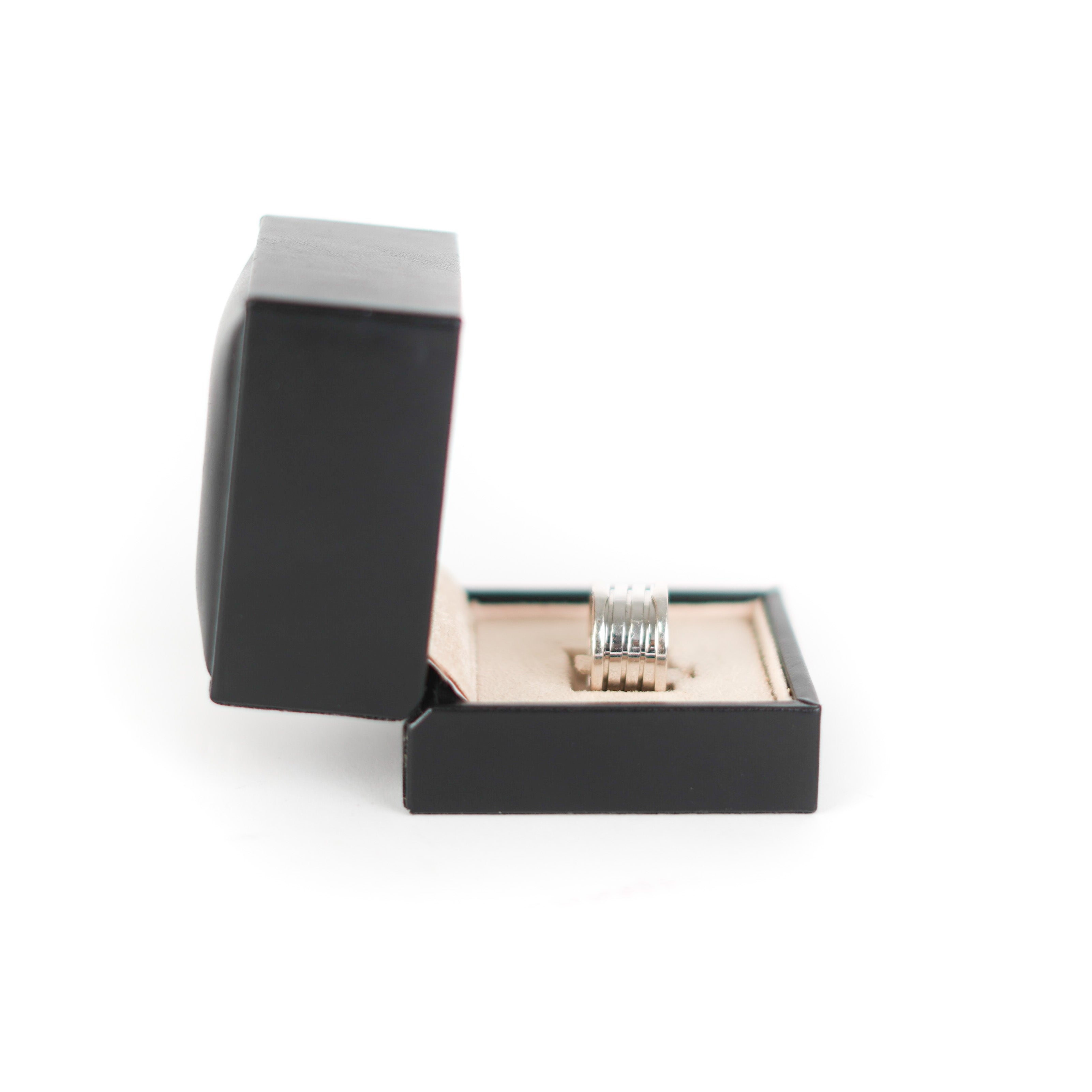 Bvlgari B.Zero1 18K White Gold Ring - Size 48 - Luxury Italian Jewelry for Women, Perfect for Weddings, Anniversaries & Special Occasions