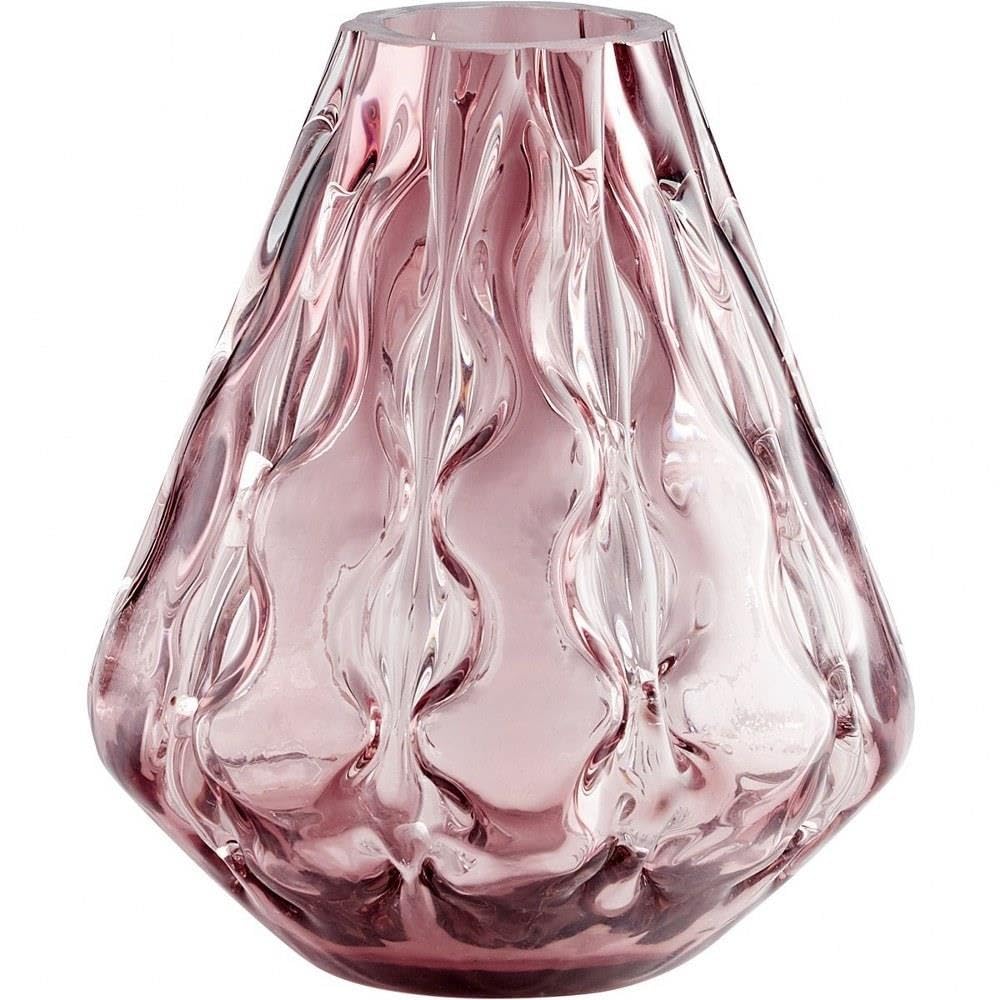 Geneva Small Vase - 8.5 Inches Wide x 10 Inches Tall - Elegant Home Decor for Living Room, Dining Table & Wedding Centerpieces