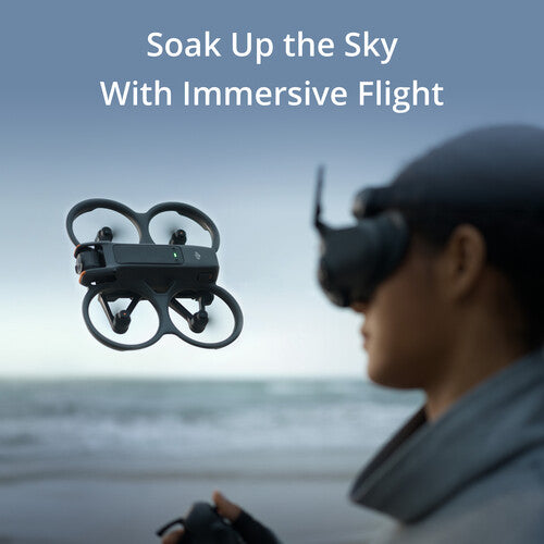 DJI Avata 2 Fly More Combo with 3 Batteries - FPV Drone for Aerial Photography, Vlogging & Adventure Travel