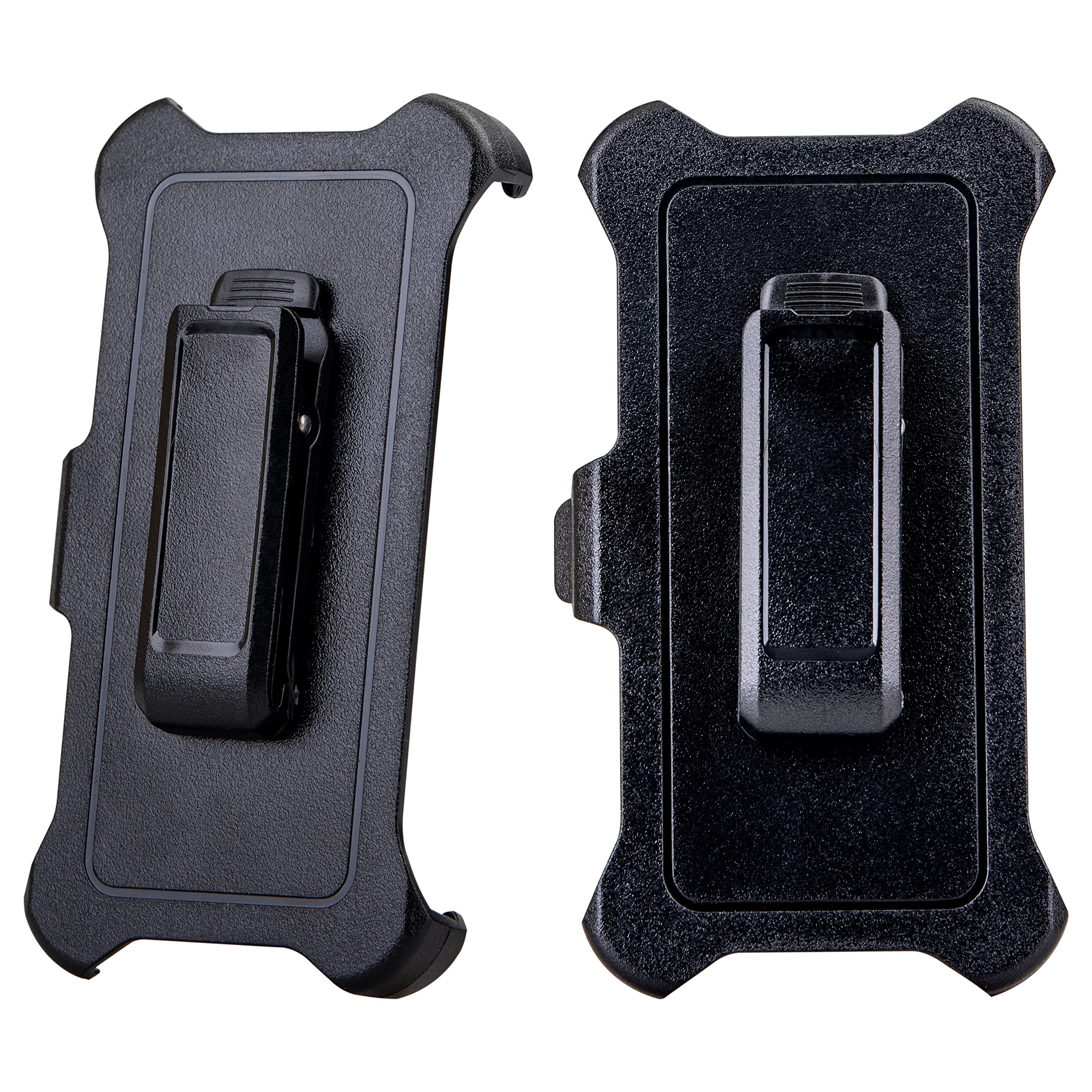 WallSkiN 2 Pack Replacement Belt Clip Holster Compatible with Apple iPhone 12 Pro & iPhone 12 - Perfect for OtterBox Defender Series Case (Case Not Included) | Secure Belt Holder for Work, Travel & Outdoor Activities