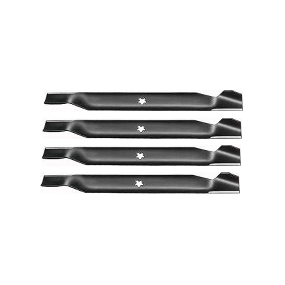 4 Pack High Lift Mower Blades for Husqvarna 532127843 & 532138498 - Fits 42
