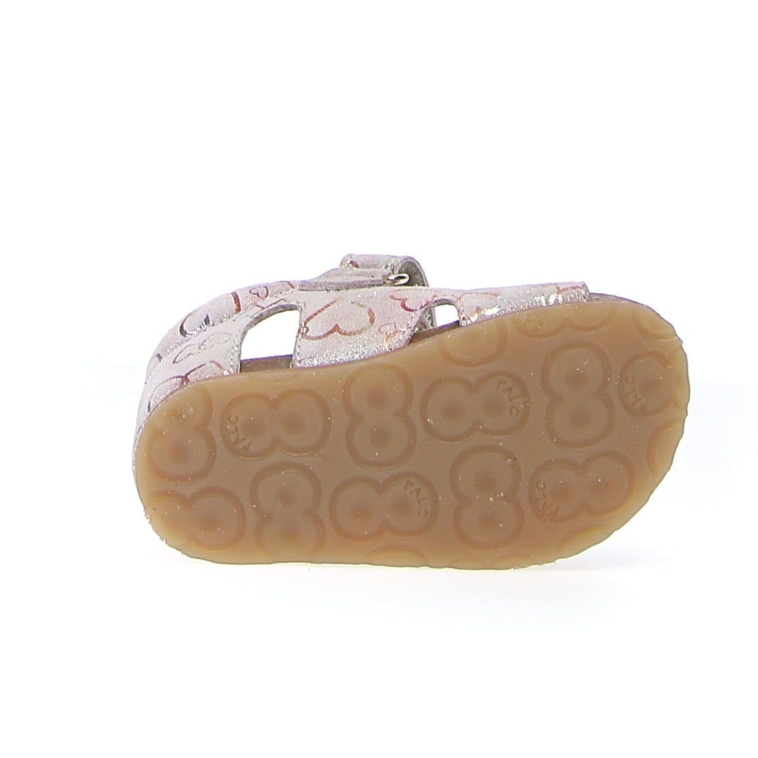 Falcotto Girls' Bea Big Hearts Open Toe Sandals - Comfortable Summer Casual Shoes for Toddlers & Kids - Perfect for Beach, Park, and Outdoor Play