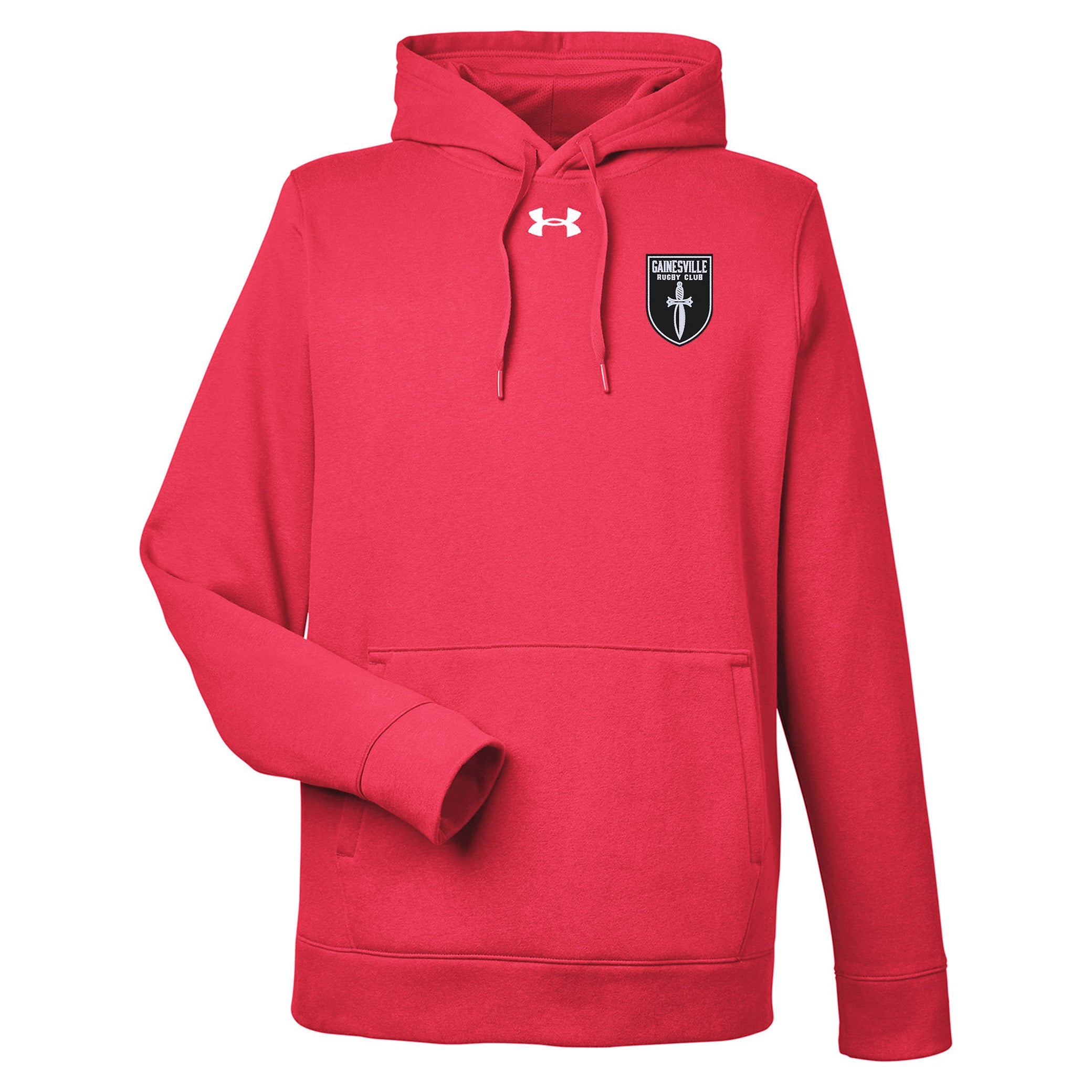 Gainesville Spartans RFC UA Hustle Hoodie - Men's & Women's Pullover Sweatshirt for Rugby Fans | Warm & Comfortable Fleece Lining | Perfect for Training, Games & Casual Wear