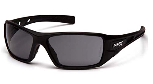 Pyramex Velar SB10420D Safety Glasses - Black Frame with Gray Lens (Pack of 12) | ANSI Z87.1 Certified for Construction, Woodworking & DIY Projects