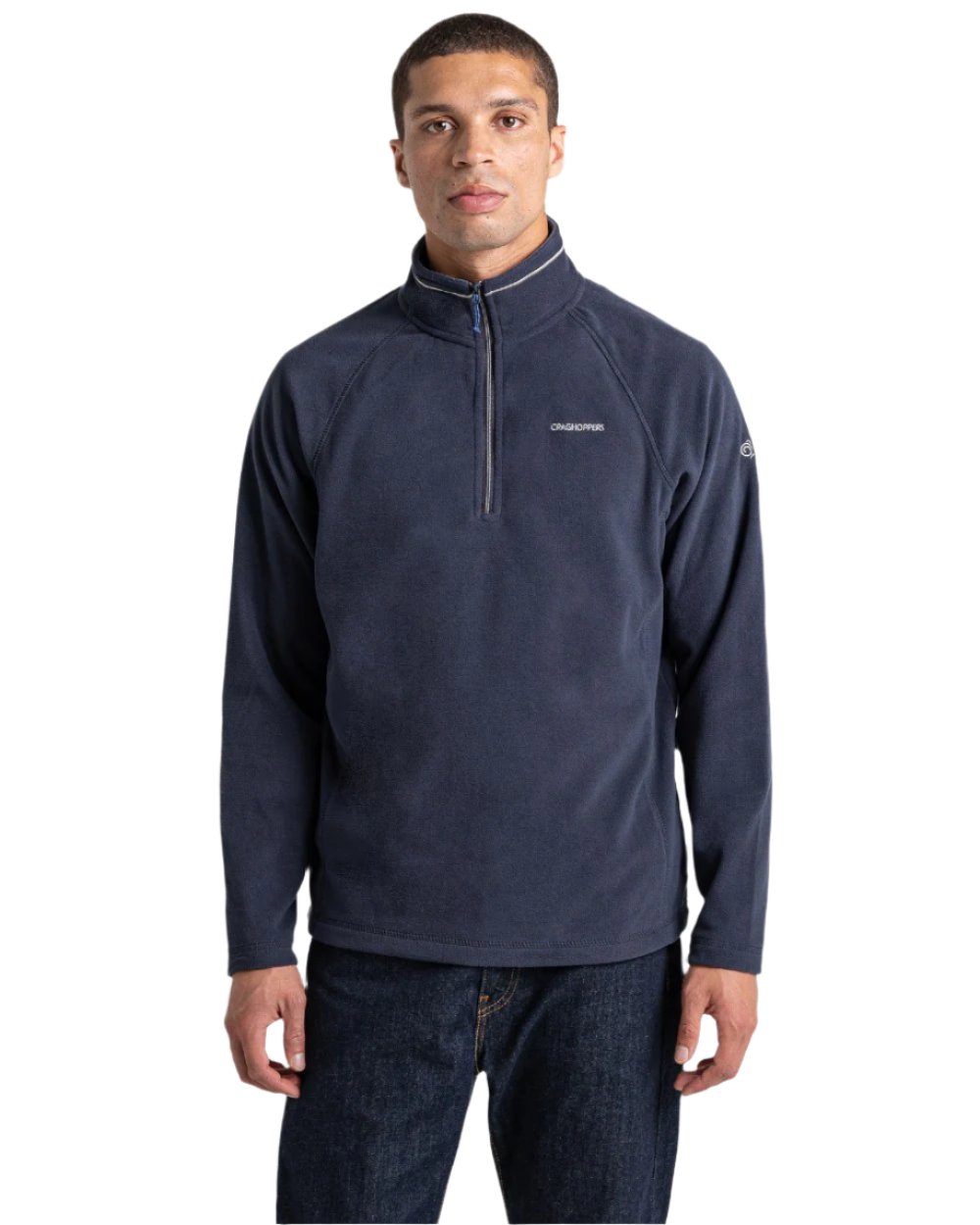Craghoppers Corey VI Half Zip Fleece Jacket for Men - Lightweight Outdoor Pullover for Hiking, Camping & Travel - Warm & Comfortable Fleece Layer