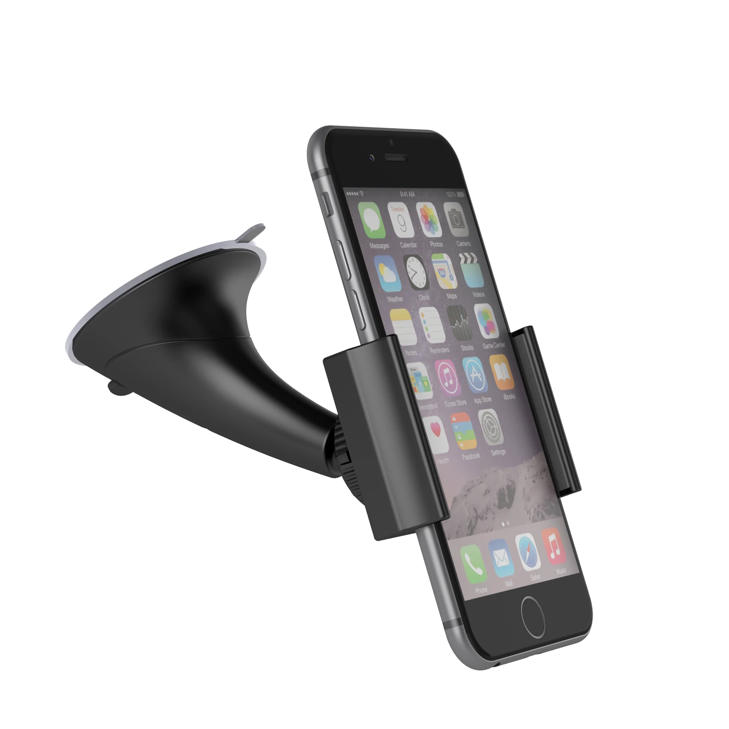 Cygnett Adjustable Car Mount Holder - Universal Phone Stand for iPhone, Samsung & Smartphones - Perfect for GPS Navigation & Hands-Free Driving