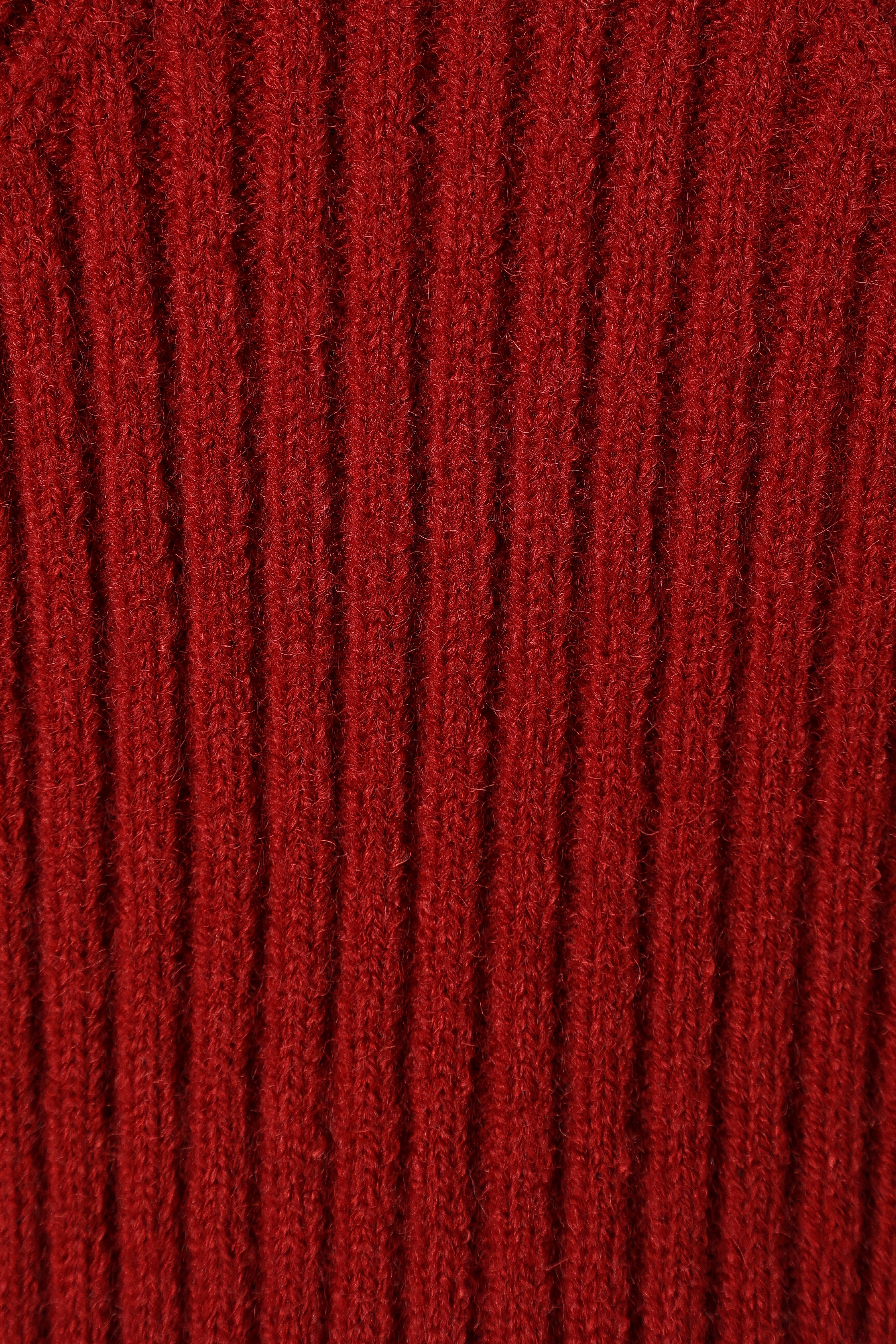 Gia Sweetheart Neck Bell Sleeve Knit Sweater for Women - Elegant Wine Red Pullover for Fall & Winter - Perfect for Date Night, Office Wear & Holiday Parties