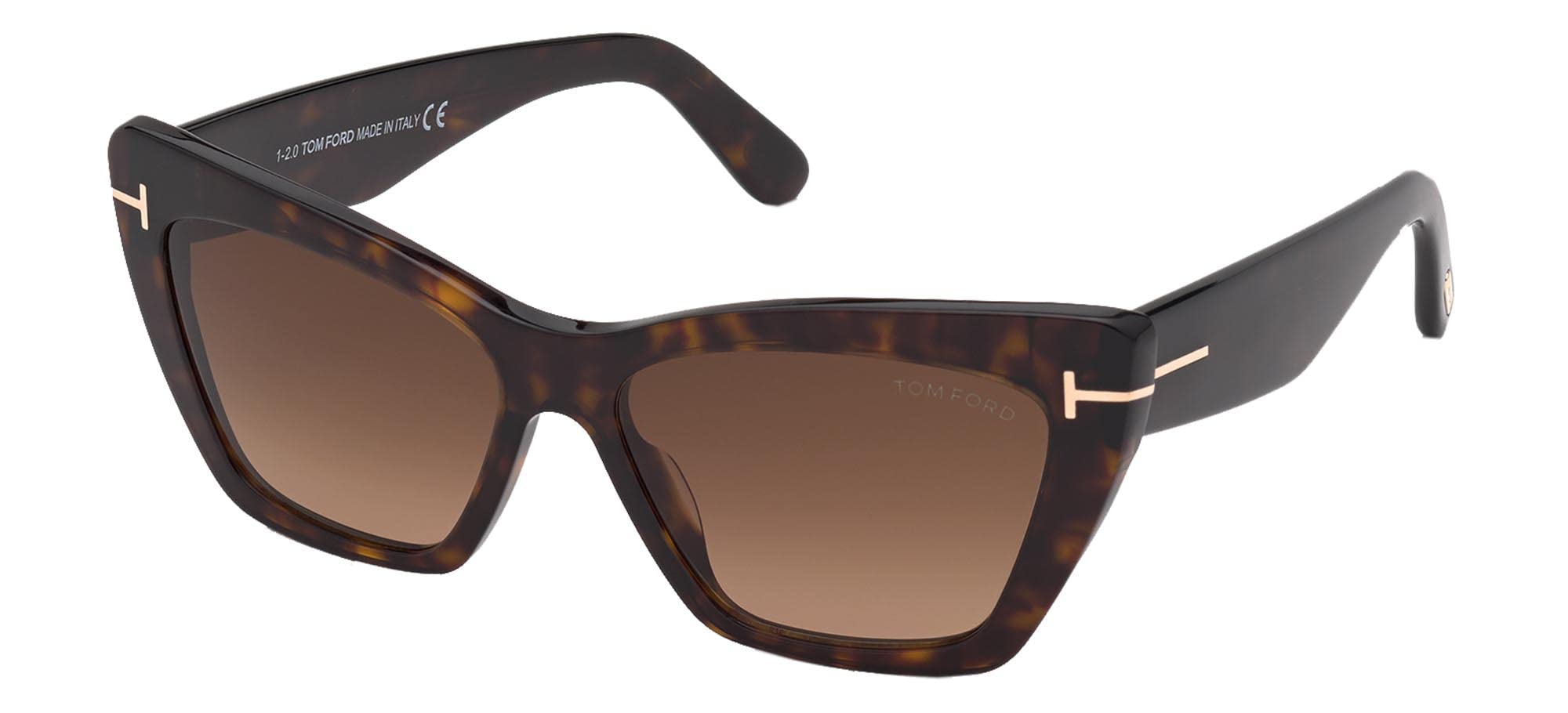 Tom Ford WYATT Sunglasses FT0871S 52F - UV Protection Polarized Lenses for Men & Women - Luxury Fashion Shades for Driving, Beach & Outdoor Activities