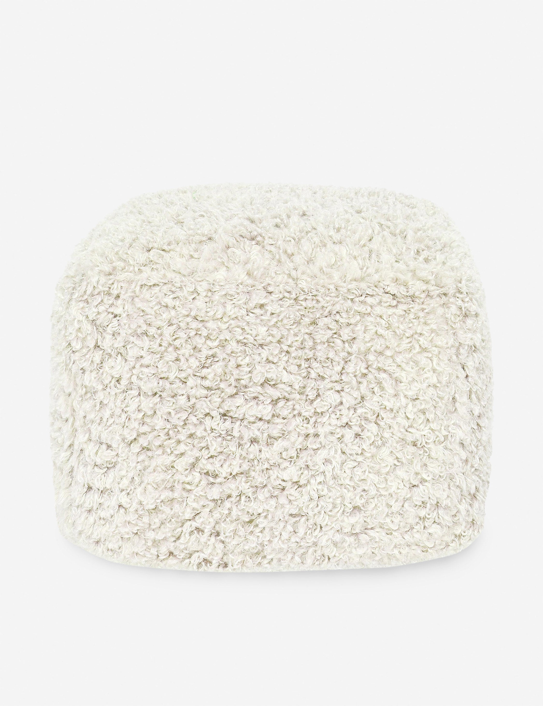 Aloma Square Pouf Ottoman - Modern Stylish Footrest & Extra Seating for Living Room, Bedroom, or Office - Soft Comfortable Fabric with Sturdy Base - Perfect for Home Decor & Relaxation