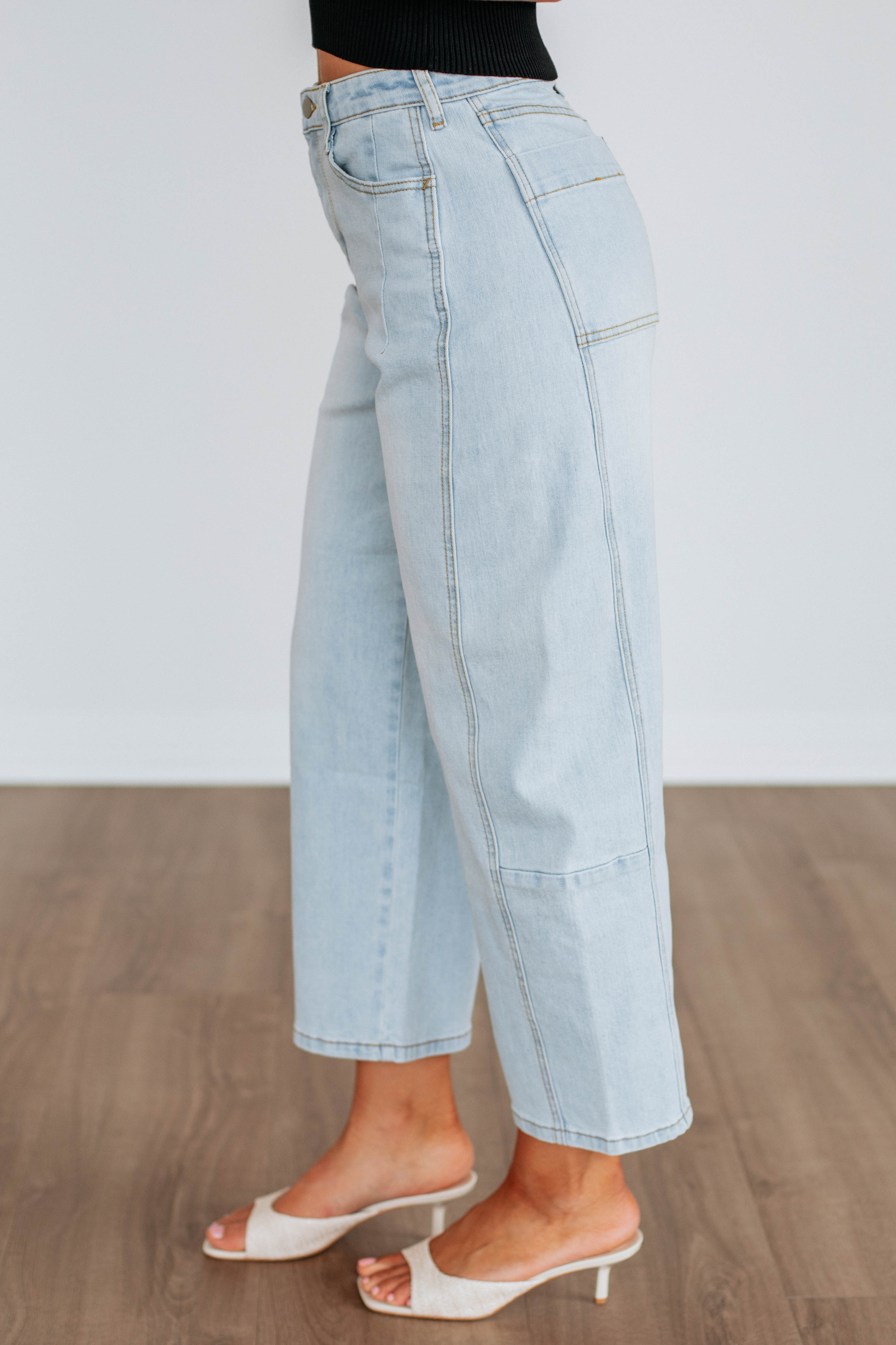 Jinnie Denim Pants for Women - High Waisted Stretch Jeans with Pockets | Perfect for Casual Wear, Office & Date Night