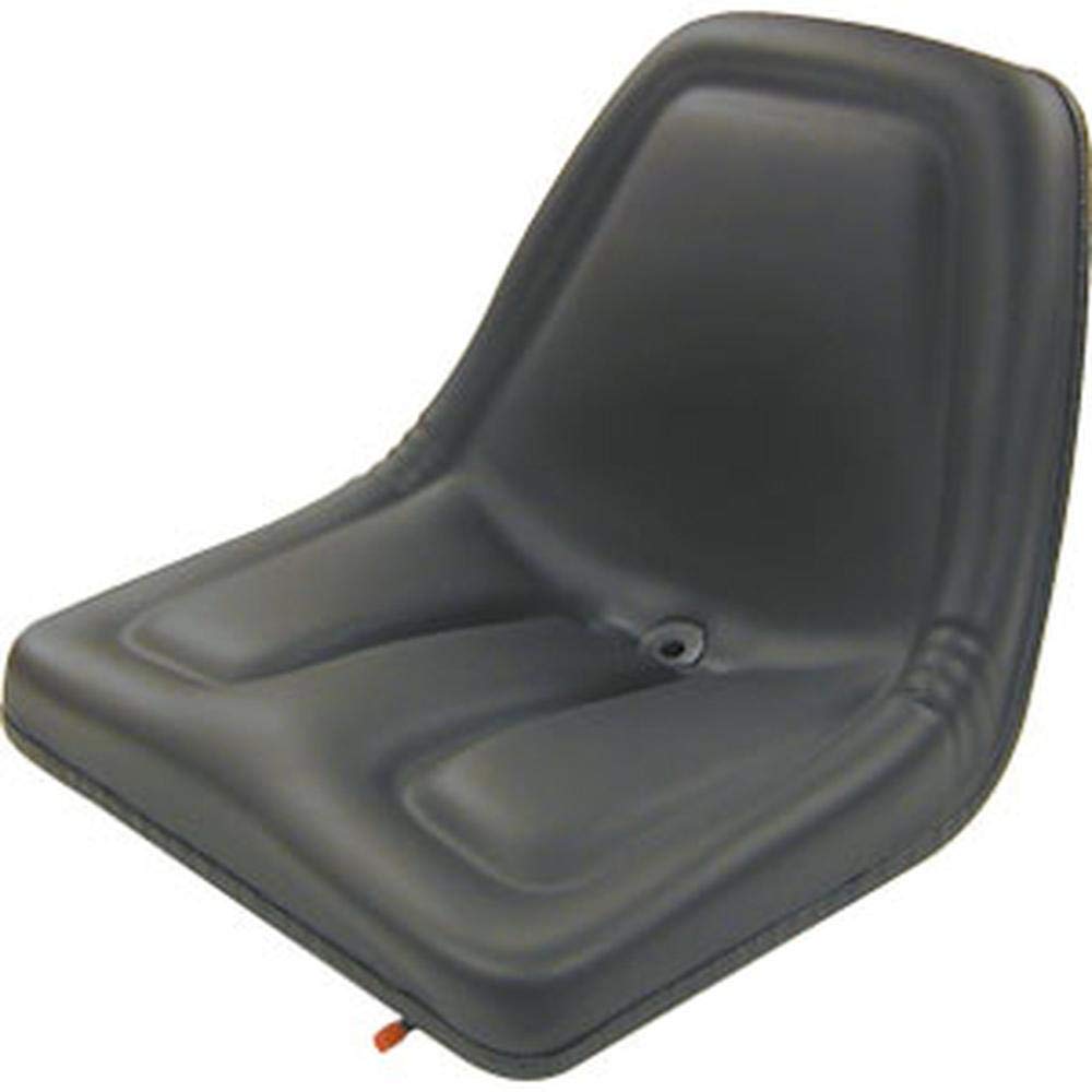 RAParts TMS444BL Black Michigan Style Seat with Slide Track - Universal Fit for Multiple Car Brands & Models - Perfect for Jeep, Truck & Off-Road Vehicle Upgrades