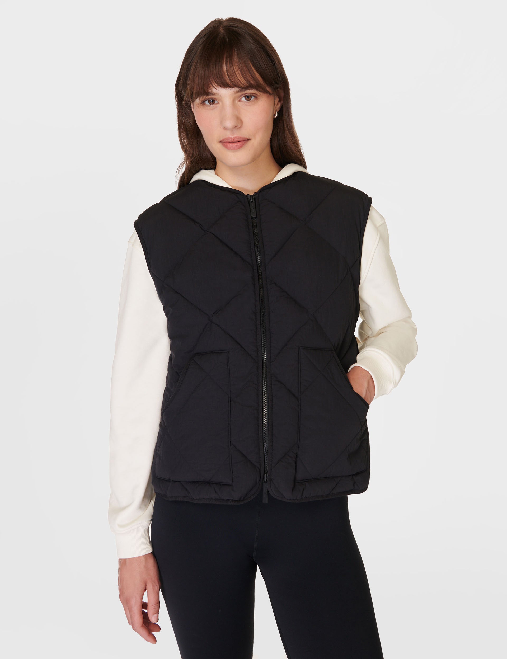 On the Move Gilet Vest for Men & Women - Lightweight Black Puffer Vest for Outdoor Activities, Travel & Casual Wear