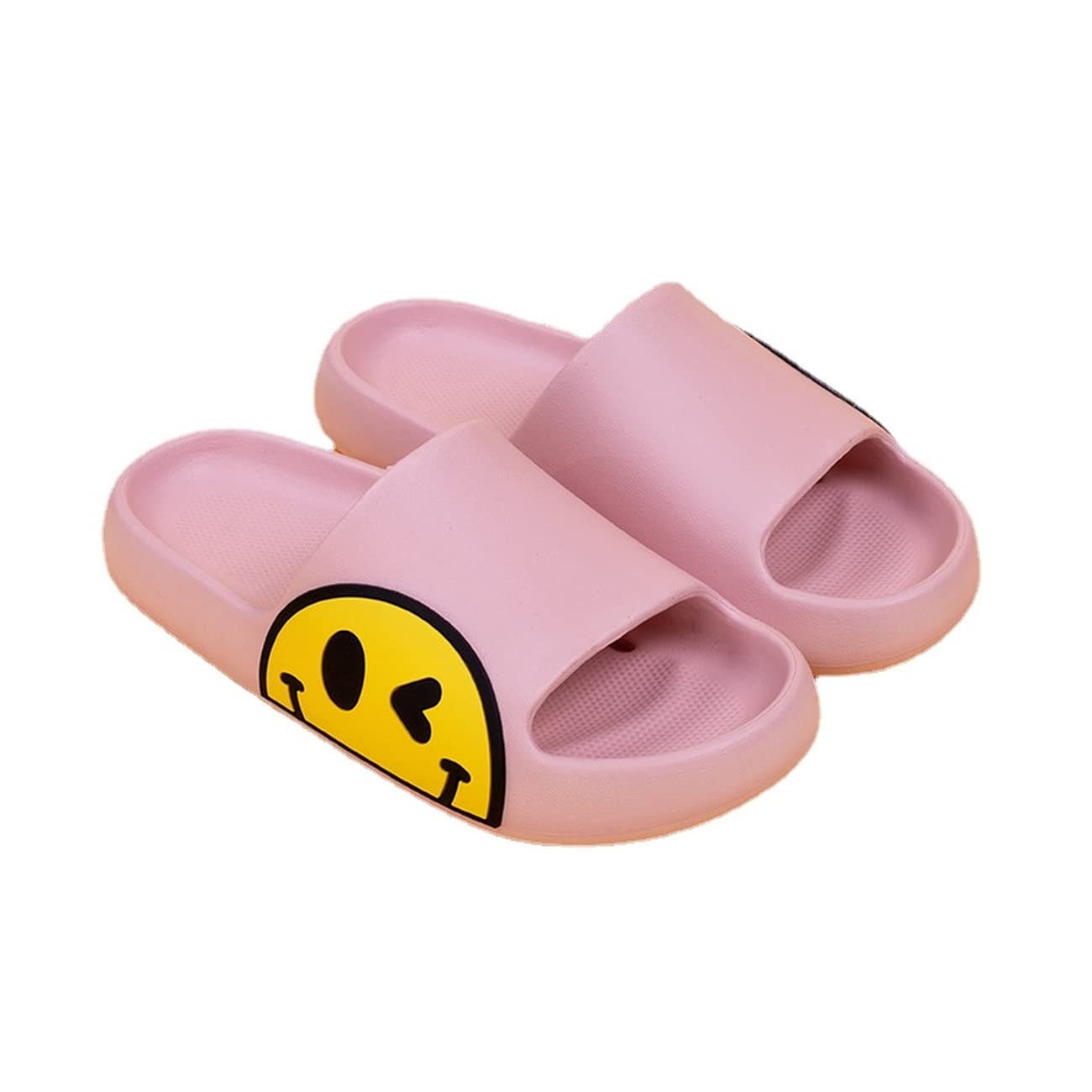 Comfortable Anti-Slip Open Toe Slides for Women & Men - Soft Lightweight Summer Slippers with Thick Sole for Indoor/Outdoor Use - Perfect for Home, Beach, Poolside & Casual Wear