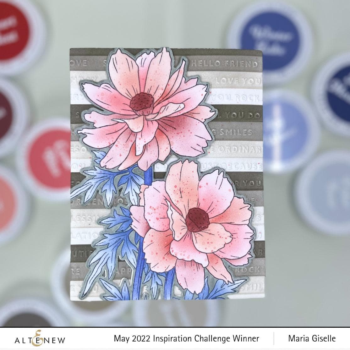 3D Embossing Folder for Card Making - Raised Sentiments DIY Scrapbooking & Paper Crafting - Perfect for Greeting Cards, Invitations, and Handmade Decorations