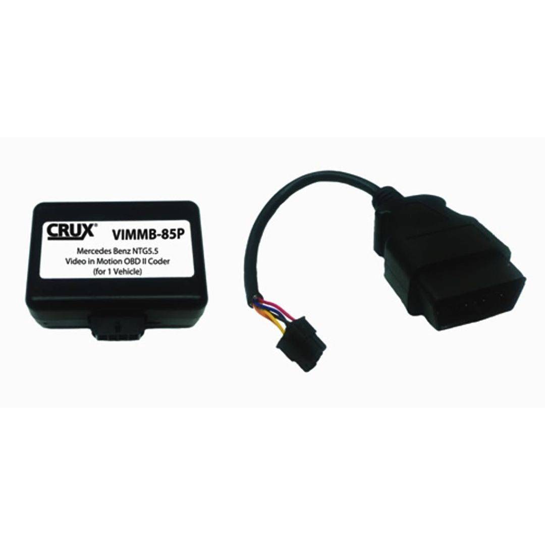Crux VIMMB 85P Sightline VIM Video in Motion Activation Kit for Mercedes Benz E Class W213 (2017-2020) with COMAND NTG5.5 System - Watch Videos While Driving, Perfect for Road Trips & Family Entertainment