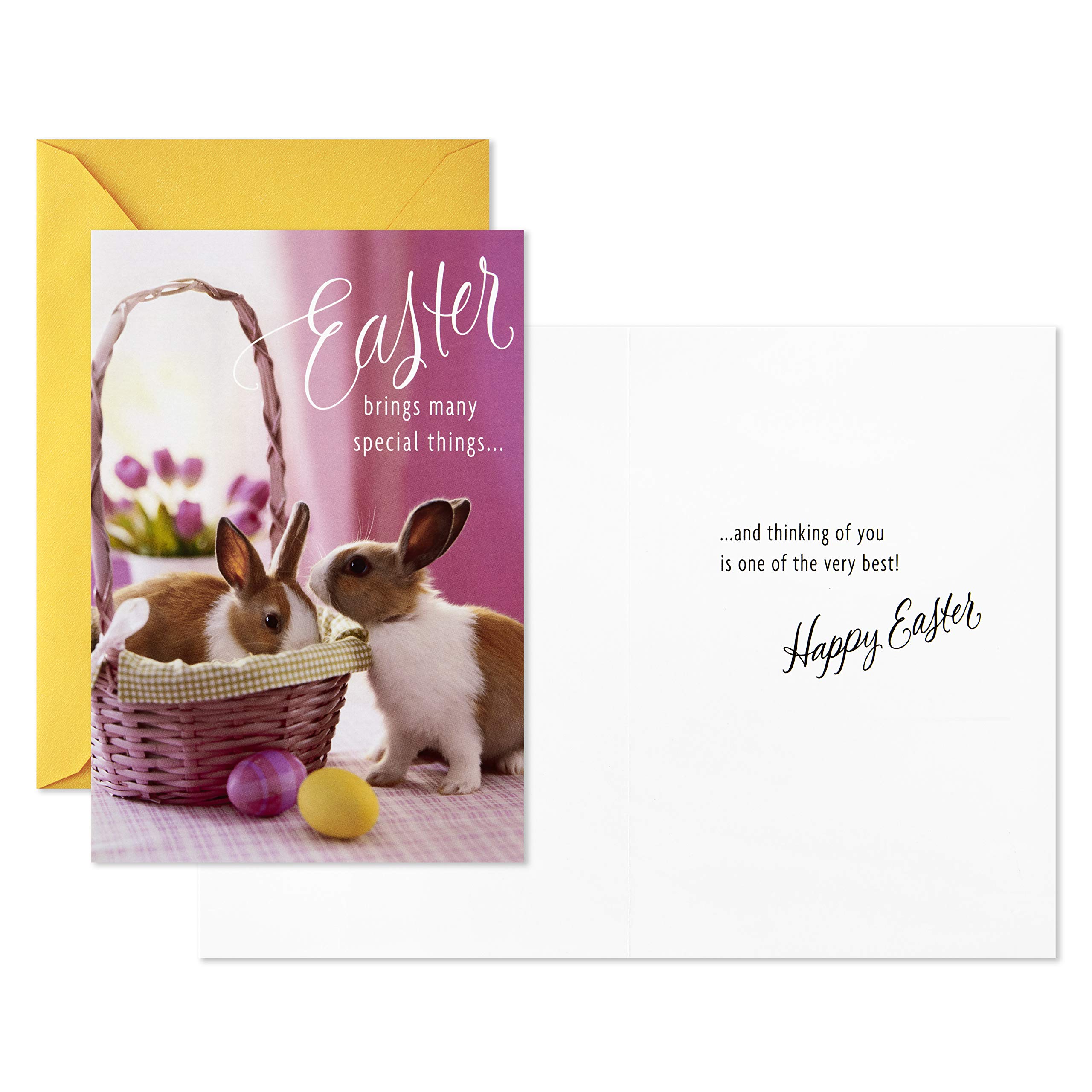 Hallmark Easter Greeting Cards Assortment - 8 Bunny Themed Cards with Envelopes | Perfect for Easter Celebrations, Spring Gifts & Family Greetings