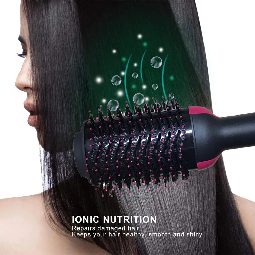 Professional Heating Comb Volumizer Hair Dryer for Salon-Quality Styling - Perfect for Home Use, Travel & Quick Styling