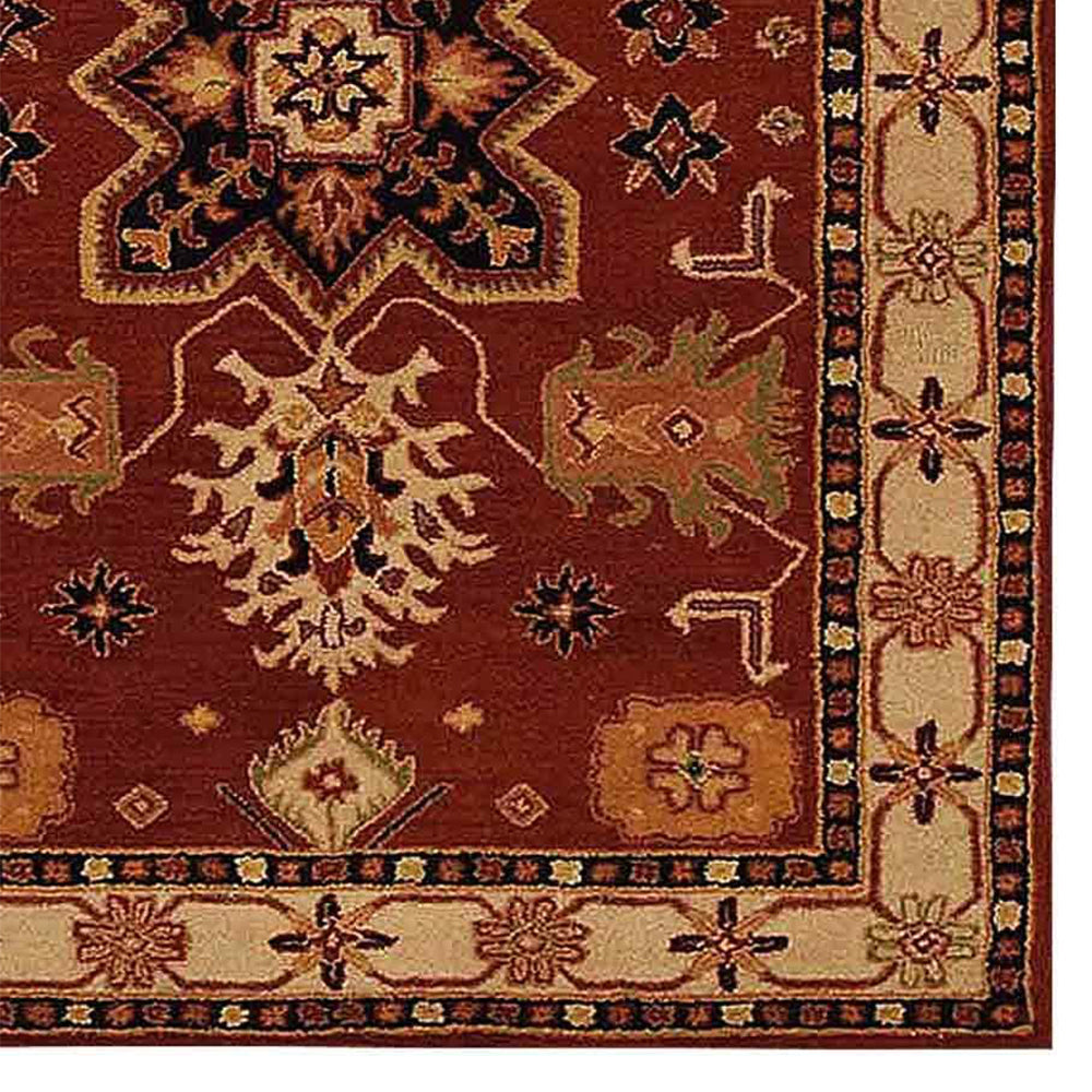 Premium Sarugh Hand Tufted Wool Rug - Soft & Durable Persian-Style Area Rug for Living Room, Bedroom, or Office Decor