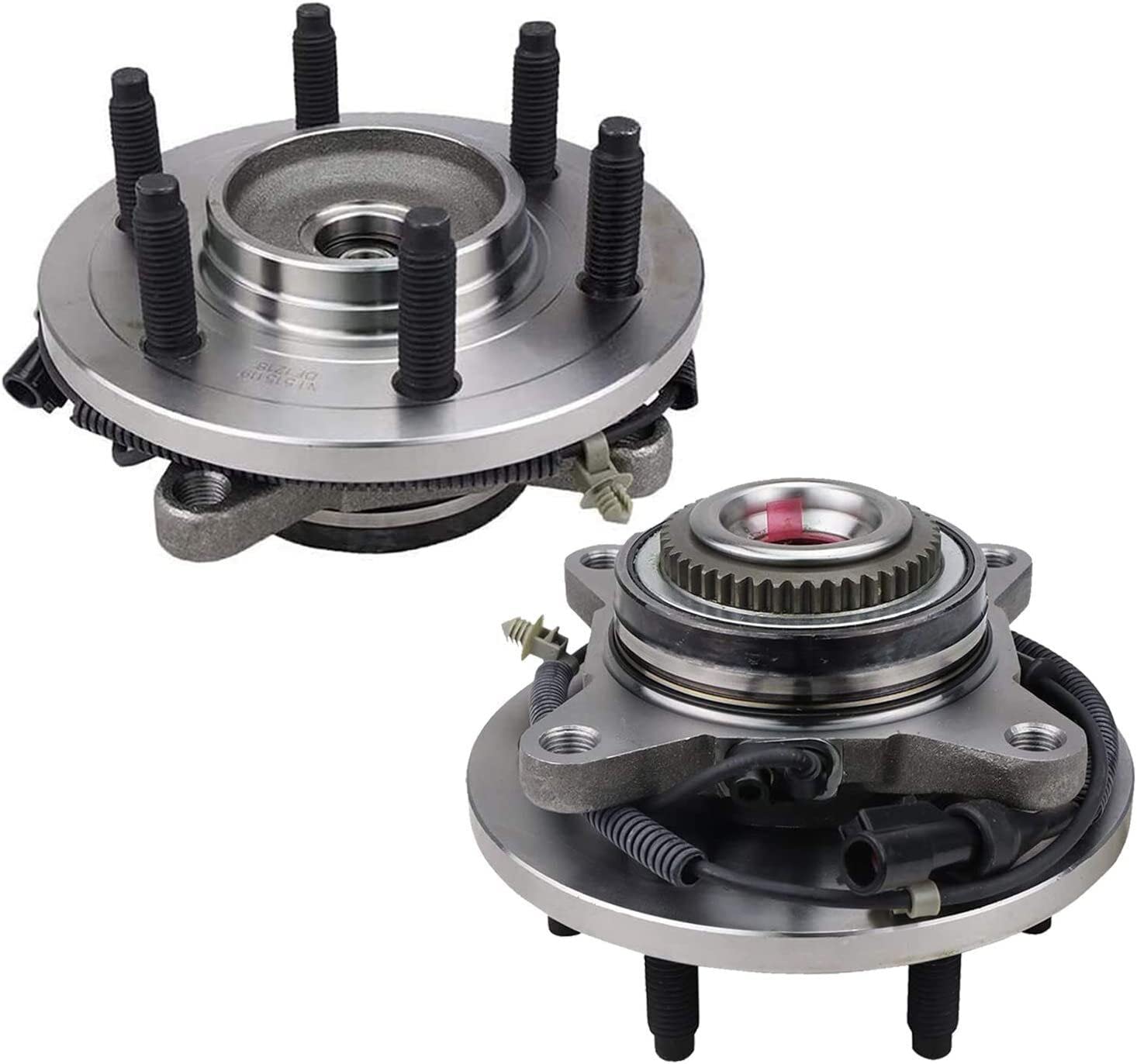 2PC Front Wheel Bearing & Hub Assembly for 2009-2010 Ford F-150 4x4 - Replacement Parts for Smooth Ride & Off-Road Performance - Perfect for DIY Repairs & Truck Maintenance