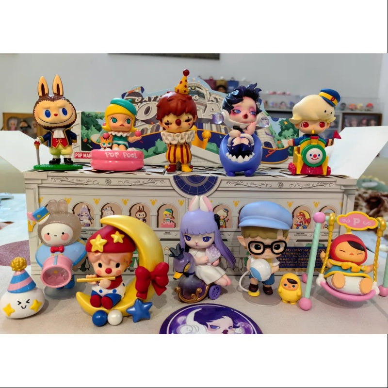 Pop Mart Gathering at the Pop Land Series Complete Set - Limited Edition Collectible Vinyl Figures for Display & Gifting