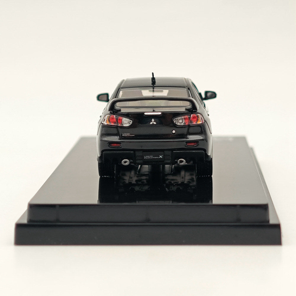 1/64 Mitsubishi Lancer Evolution X Phantom Black Pearl Diecast Model Car - Limited Edition Collectible for Car Enthusiasts & Hobbyists - Perfect for Display, Gifts, and Model Car Collections