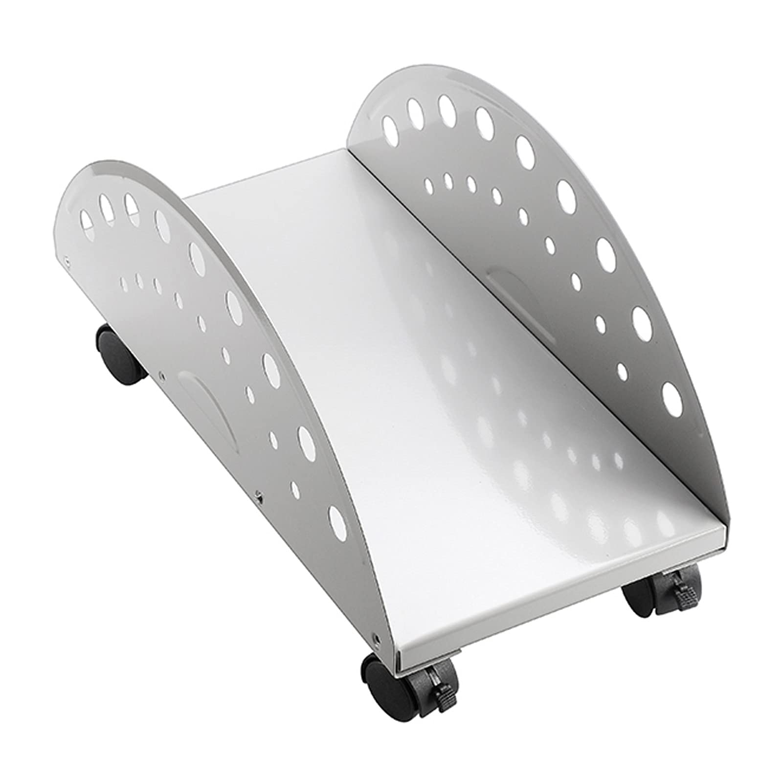 PC Stand with 4 Caster Wheels - Adjustable Computer Tower Stand for CPU Case Protection | Ergonomic PC Case Rack & Host Cart | Perfect for Office, Gaming Setup & Home Workstation Organization