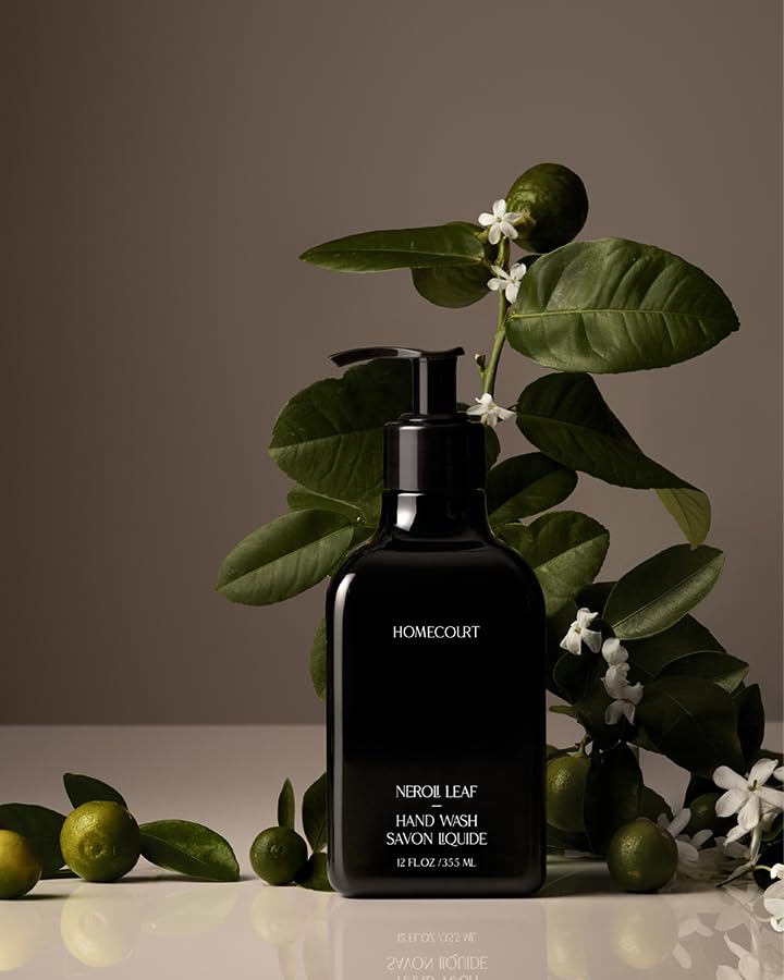 Homecourt Hand Wash - Gentle Hydrating Hand Soap with Neroli Leaf Extract, 12 fl oz - Removes Dirt & Debris Without Irritating Skin - Perfect for Kitchen, Bathroom & Sensitive Skin Care