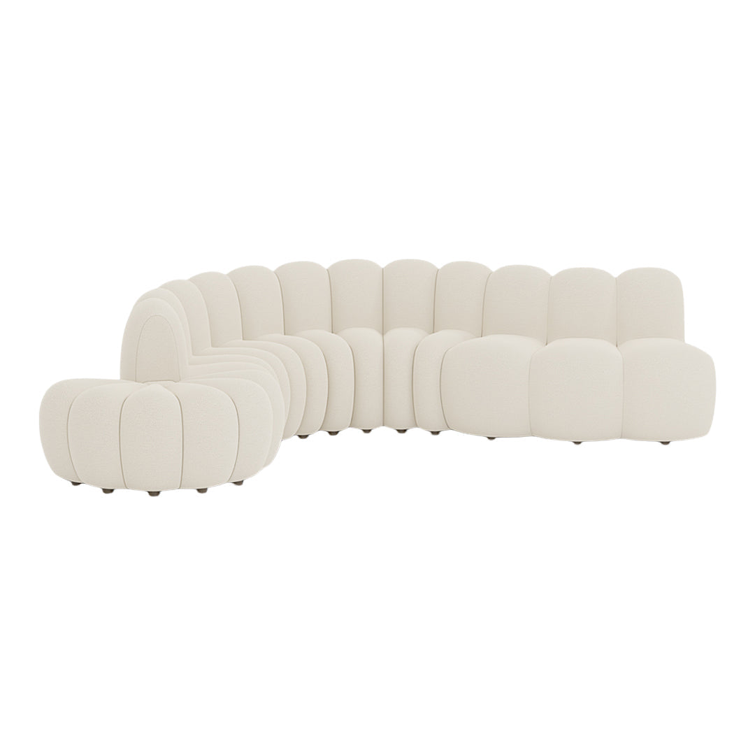 Jagger Pre-Configured Dining Sofa Set - 3 Piece Modern Living Room Furniture for Family Gatherings & Entertaining Guests