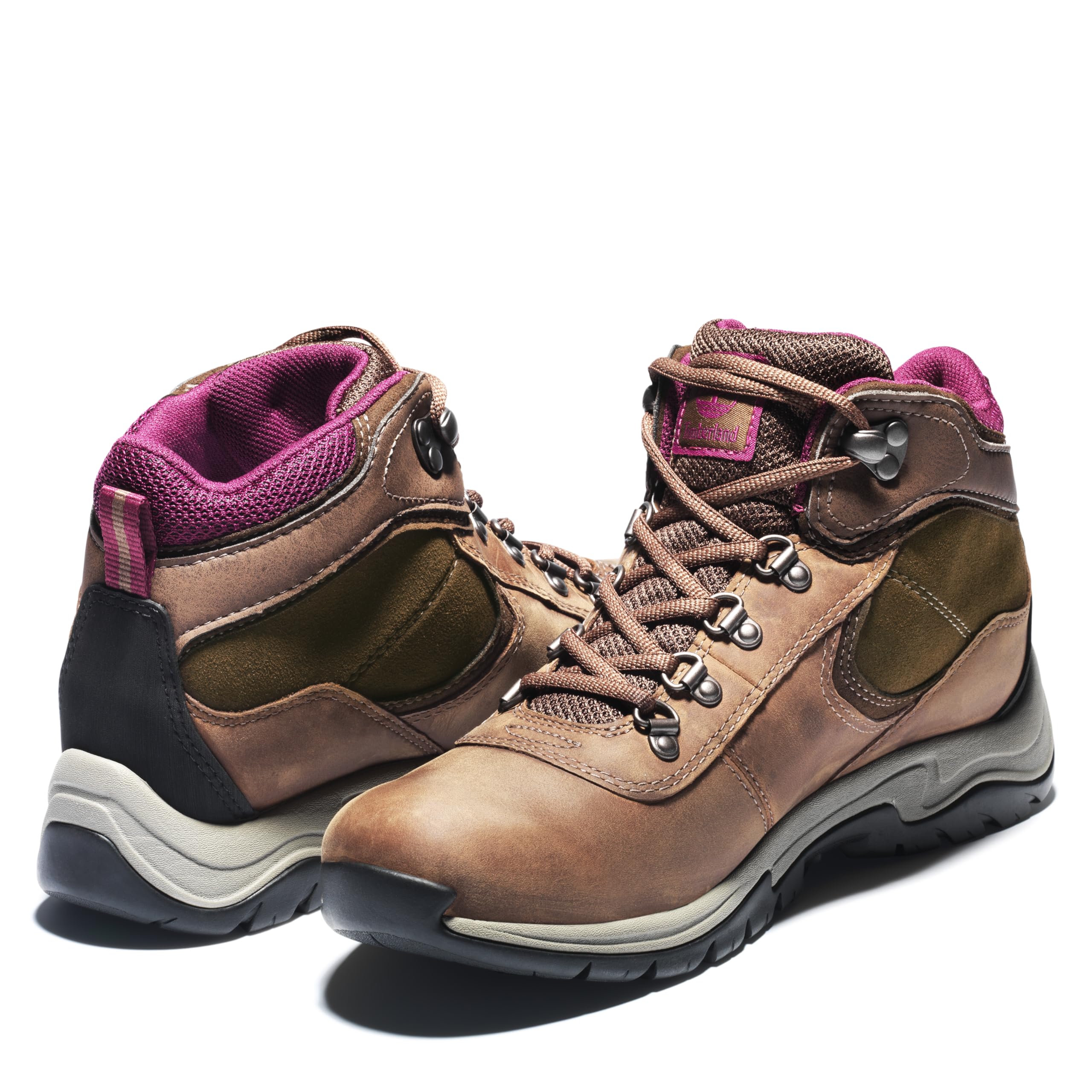 Timberland Women's Mt. Maddsen Mid Leather Waterproof Hiking Boots - Comfortable & Durable for Outdoor Adventures, Hiking & Trekking