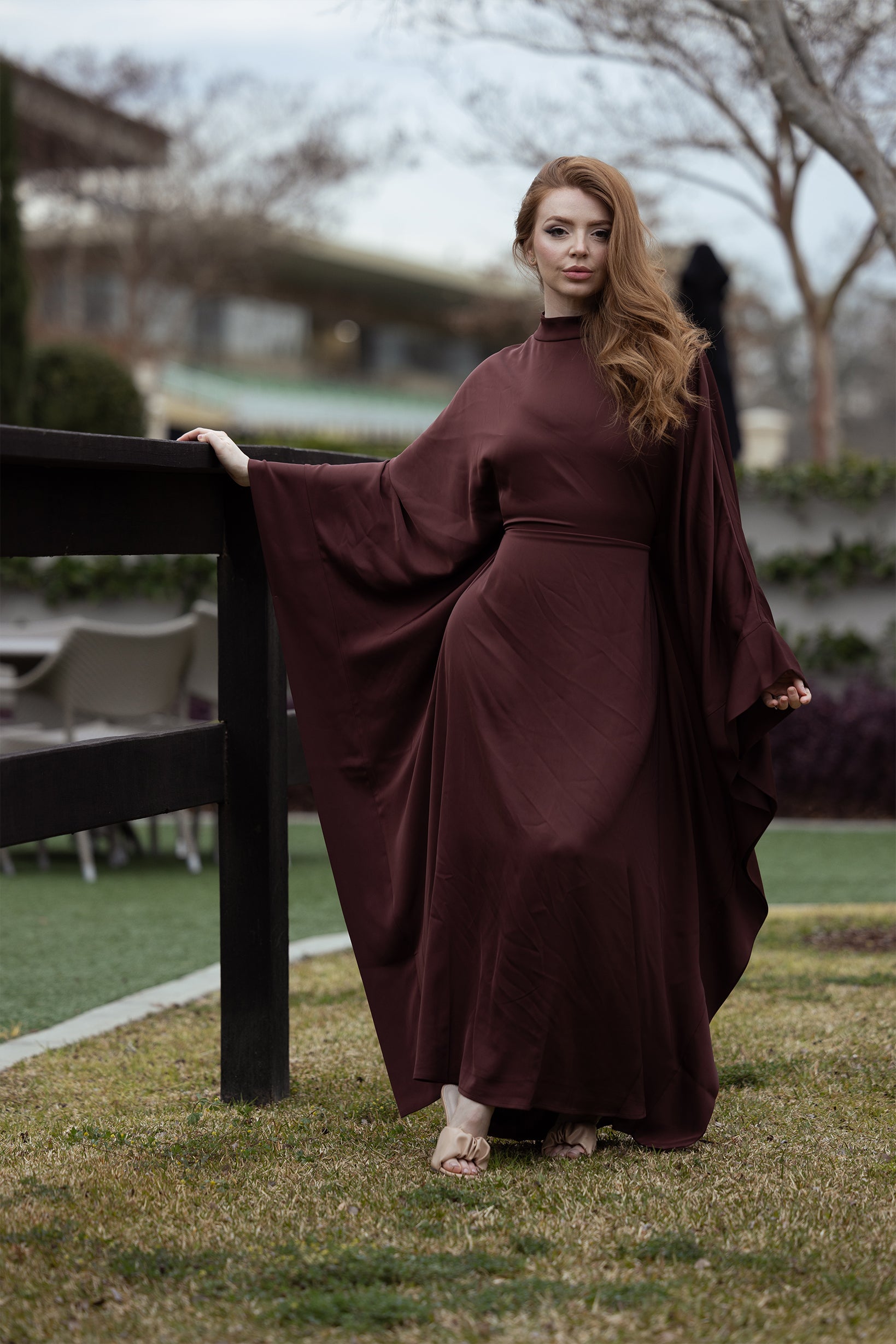 Elegant Satin Tie-Back Kaftan Dress for Women - Boho Beach Cover Up, Poolside Lounge & Summer Vacation Outfit