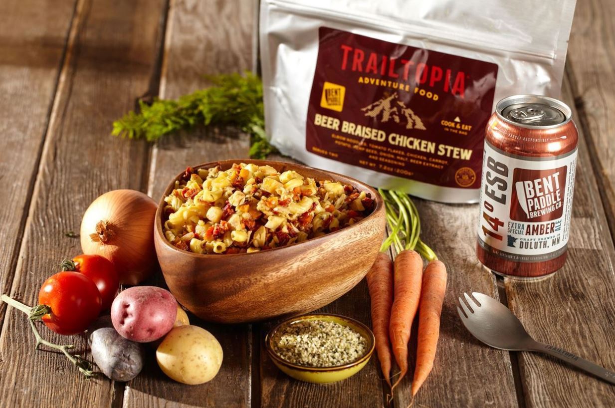 Bent Paddle Beer Braised Chicken Stew - Single Serving Meal | Premium Ready-to-Eat Comfort Food for Camping, Hiking & Quick Dinners