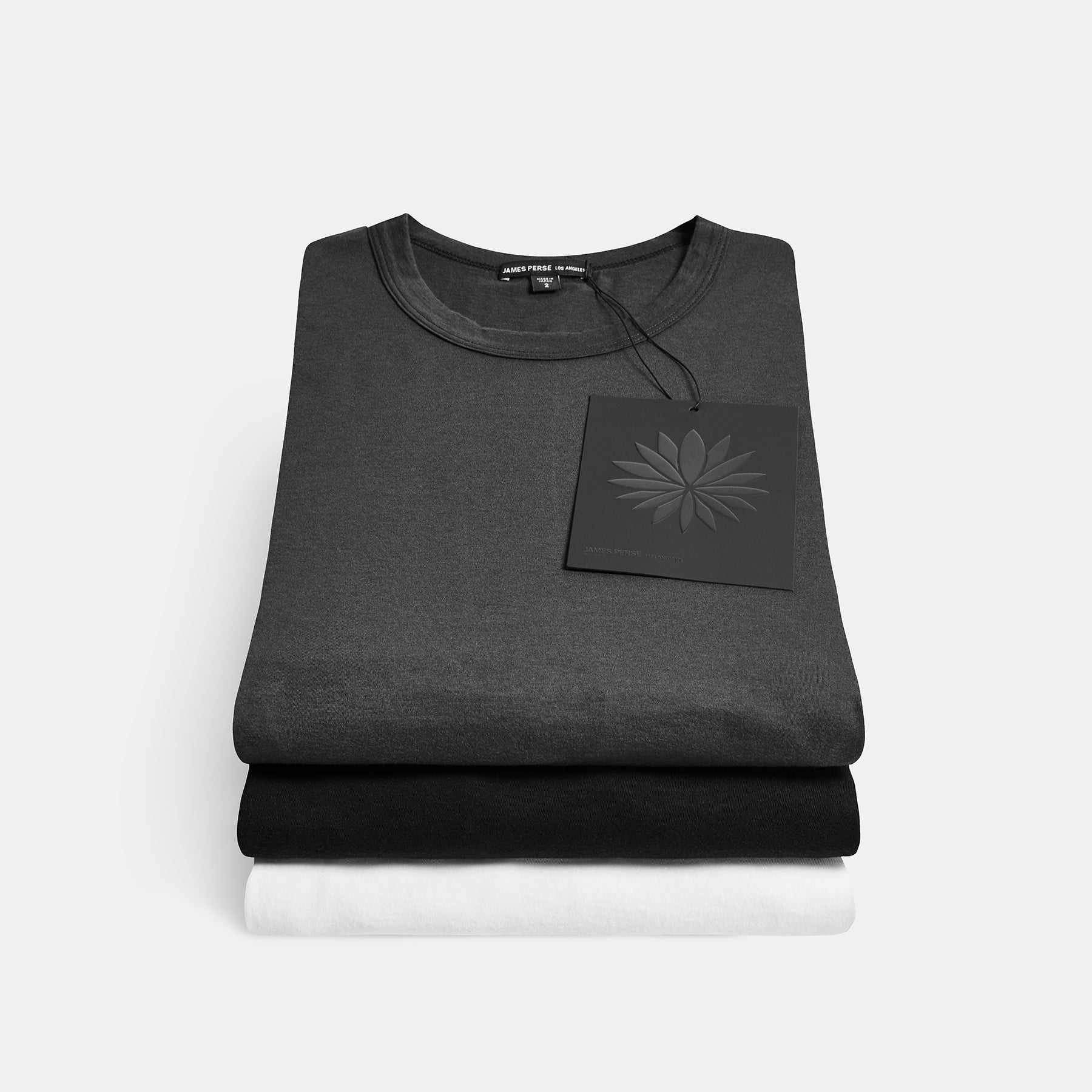 3 Pack Luxe Lotus Jersey Tee - Soft & Comfortable Women's T-Shirts in Black, White & Carbon | Perfect for Casual Wear, Layering & Everyday Outfits