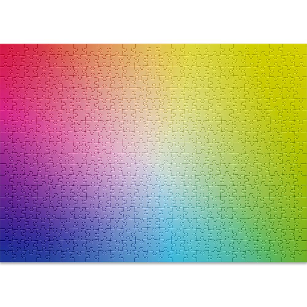 500 Piece Gradient Jigsaw Puzzle for Adults - Colorful Challenging Puzzle Game for Family Night, Stress Relief & Home Decor