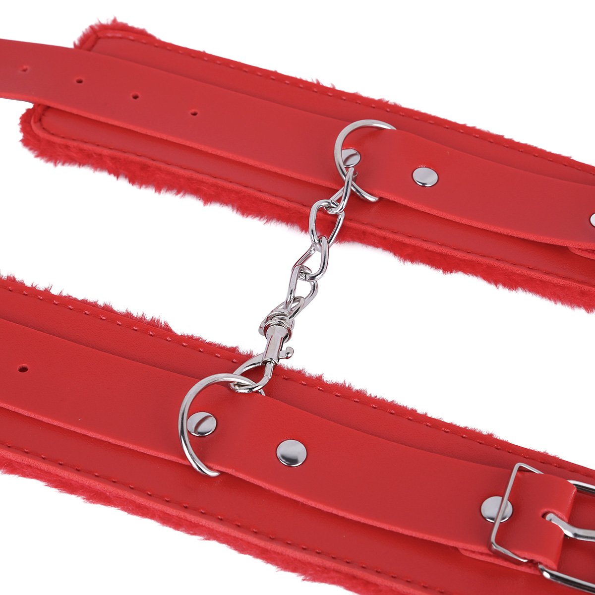Adjustable PU Leather Wrist & Ankle Cuffs - Unisex Restraints for Play