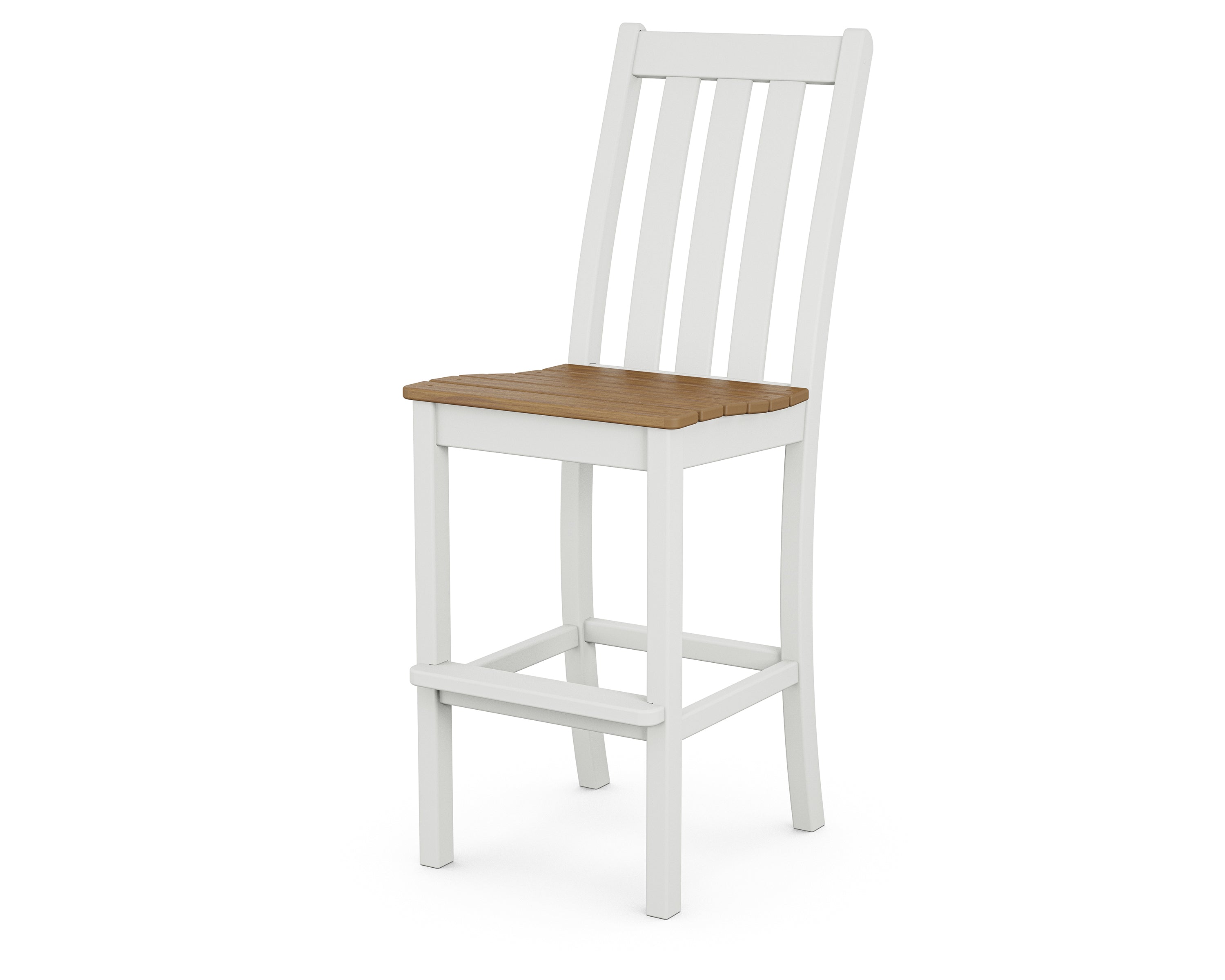 POLYWOOD Vineyard Bar Side Chair - Weather-Resistant Outdoor Dining Chair for Patio, Deck, or Poolside - Perfect for Entertaining Guests