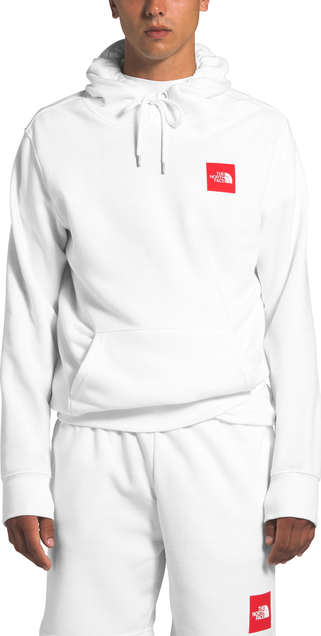 2.0 Box P/O Hoodie for Men - Red Pullover Hooded Sweatshirt | Casual Wear & Street Style Outfit