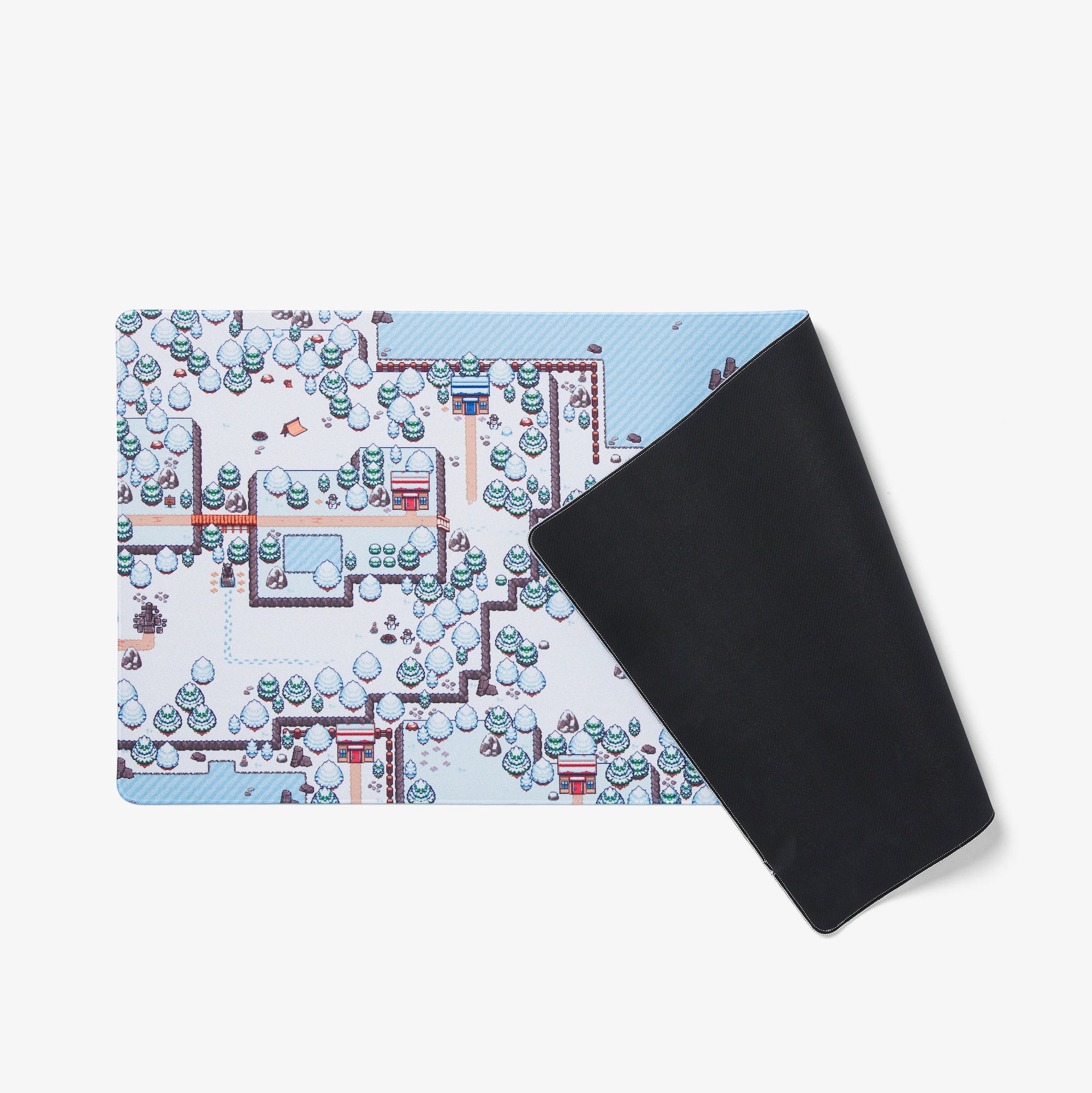 Higround 2 XL Gaming Mouse Pad - Snow White Design for PC & Mac - Perfect for Esports, Office Work and Home Gaming Setup