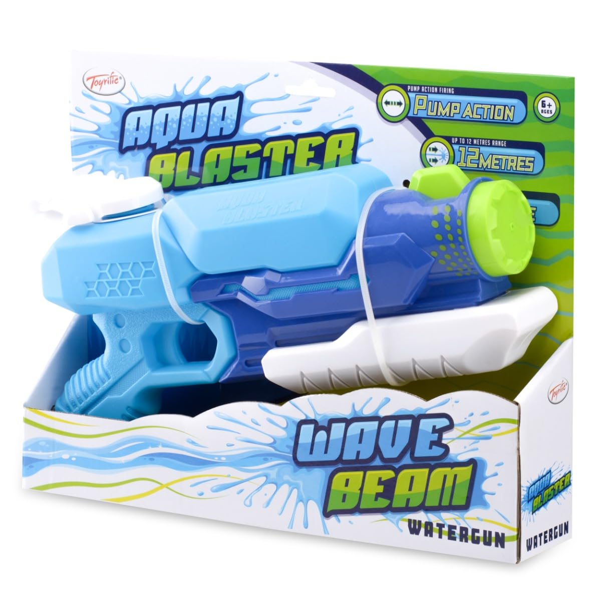 Toyrific Aqua Blaster Ice Beam Water Gun - High-Performance Water Pistol for Kids & Adults, Perfect for Outdoor Summer Games, Pool Parties, and Backyard Fun