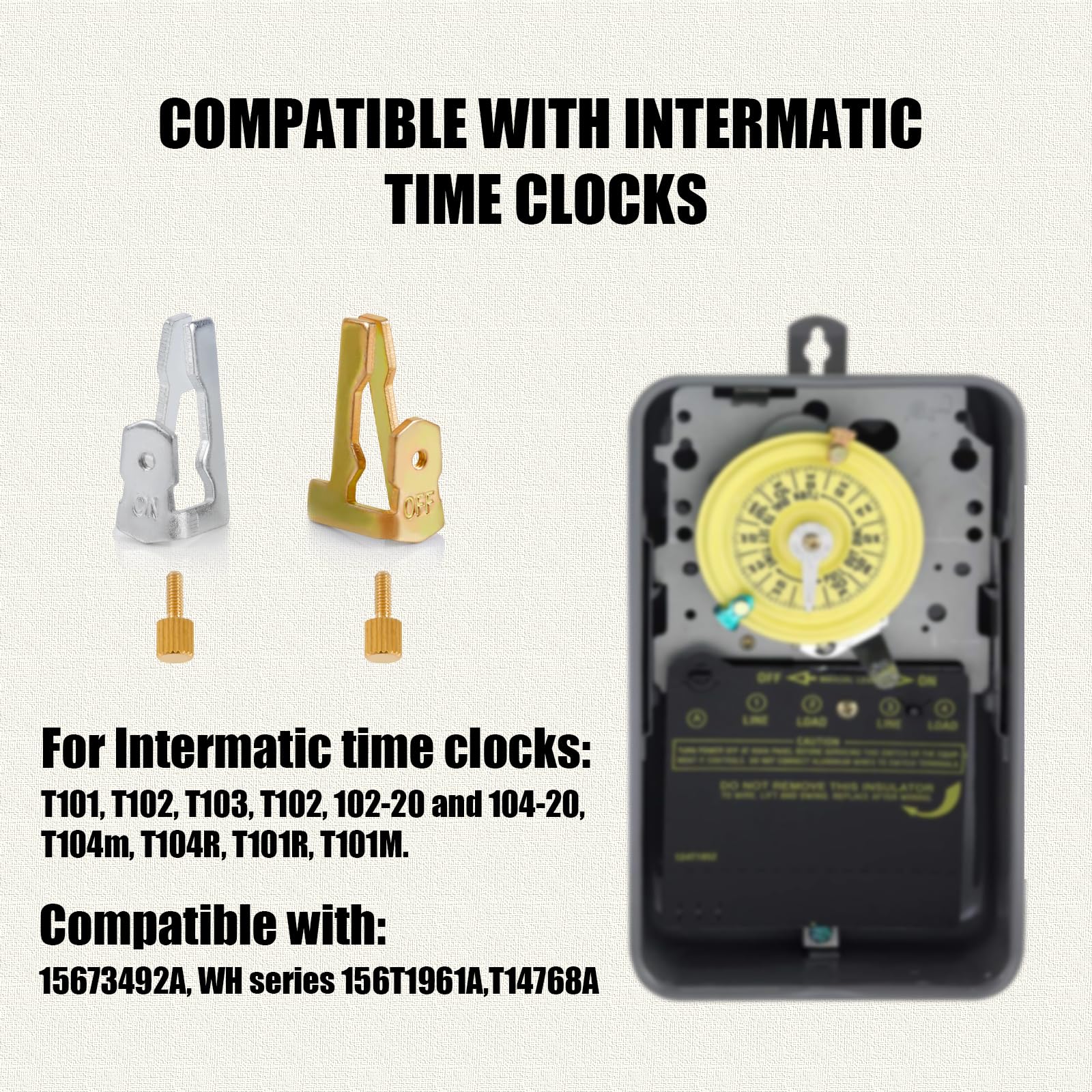 12pcs Time Switch Trippers, 156T1978A Timer On/Off Clips Replacement for Intermatic T100 Series Pool Timer (6 On/6 Off) - Perfect for Pool Maintenance, Automatic Lighting Control, and Irrigation Systems