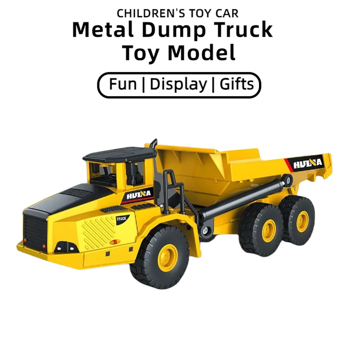 Sturdy Metal Dump Truck Toy for Kids - Durable Construction Vehicle Model for Indoor & Outdoor Play - Perfect Sandbox & Beach Toy for Pretend Play - Great Birthday Gift for Boys & Girls - Ideal for Construction Site Role Play & Backyard Adventures