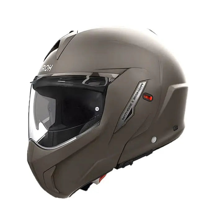 Airoh Mathisse 2 Color Matt Bronze Motorcycle Helmet - Lightweight & Durable for Street & Racing - Perfect for Urban Commuting & Track Days