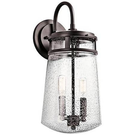 Lyndon Outdoor Wall Lantern - Weatherproof LED Exterior Light Fixture for Porch, Patio & Garden | Dusk to Dawn Sensor & Energy Efficient Lighting