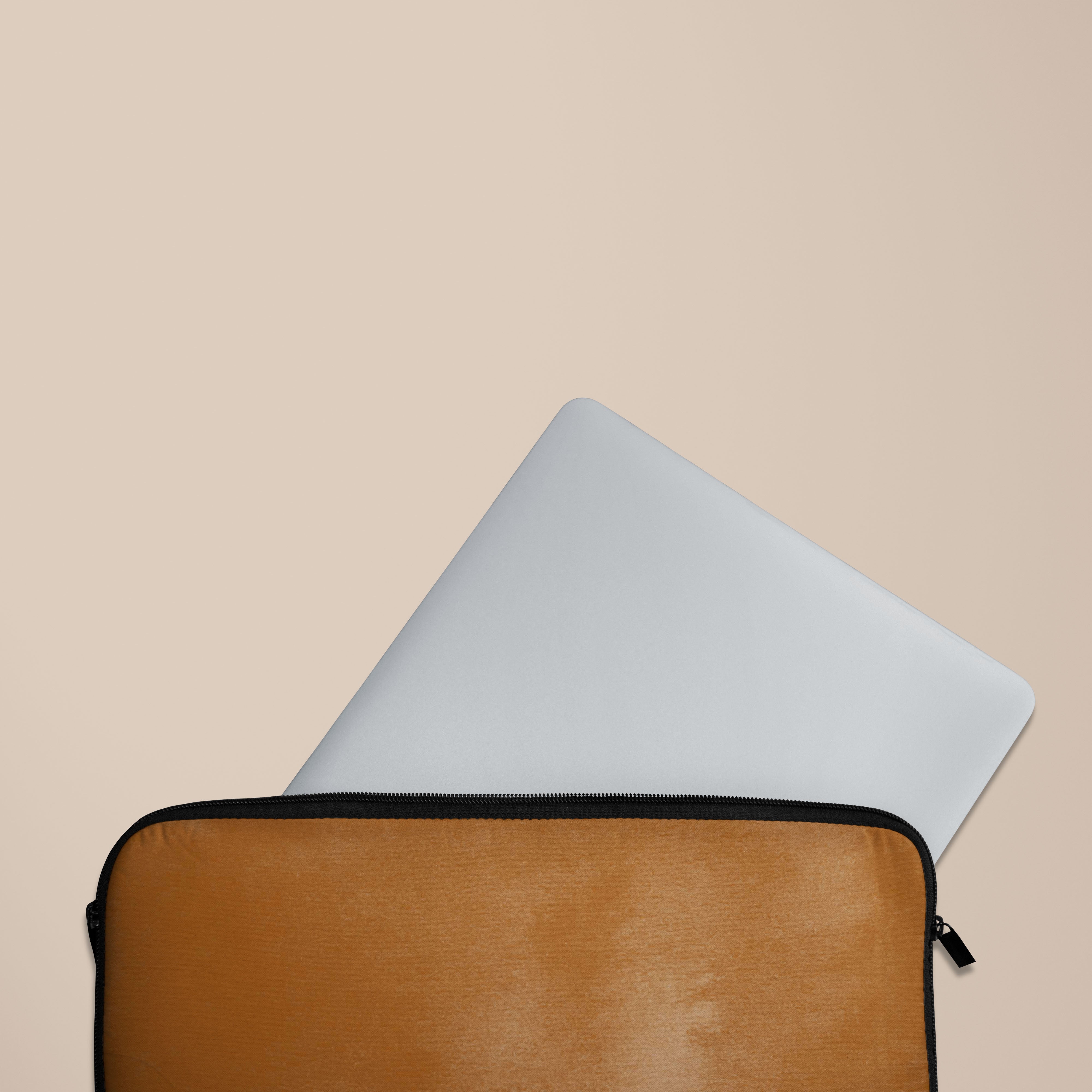 Stylish Burnt Orange Laptop Sleeve for MacBook & Notebooks - Premium Protective Case for 13-15 Inch Laptops - Perfect for Work, School & Travel Accessories