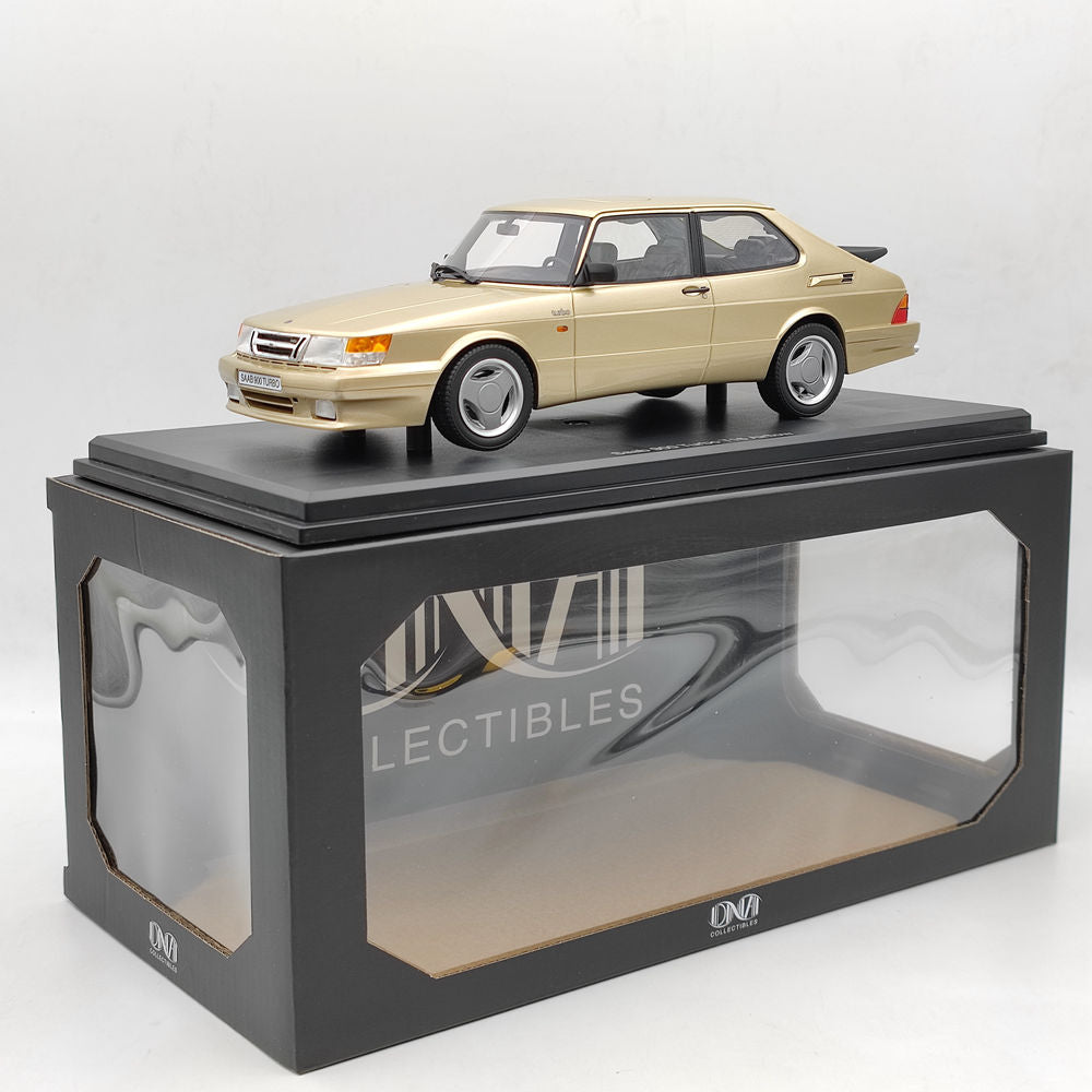 1/18 Scale Saab 900 Turbo T16 Airflow Gold Resin Model Car - DNA Collectibles DNA000111 - Perfect for Car Enthusiasts, Collectors, and Home/Office Display
