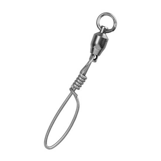 Premium Sampo Chrome Tournament Ball Bearing Snap Swivels - Smooth 360° Rotation for Saltwater & Freshwater Fishing - Ideal for Lure Fishing, Trolling & Casting