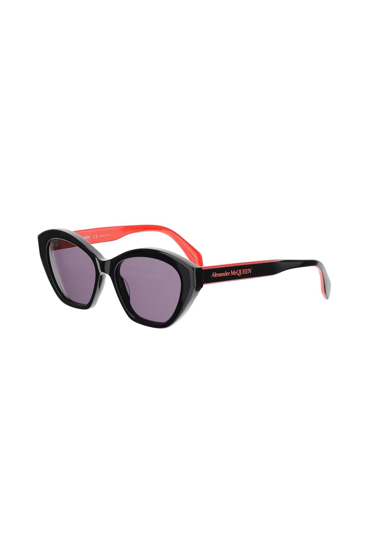 Alexander McQueen Two-Tone Sunglasses for Women & Men - Luxury Designer Shades for Fashion, Travel & Outdoor Activities