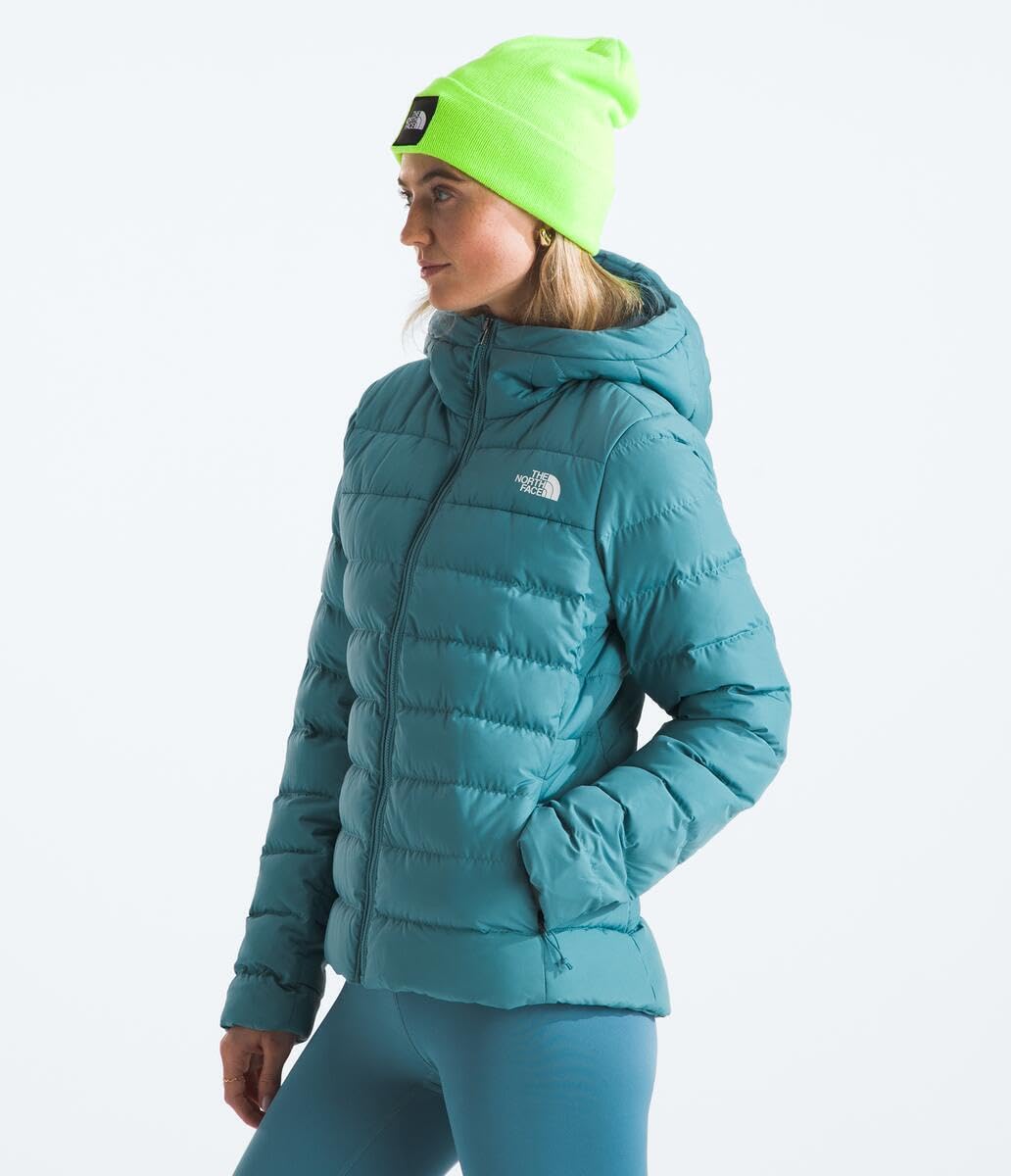THE NORTH FACE Women’s Aconcagua Down Insulated Hoodie - Lightweight Warm Winter Jacket with Hood for Hiking, Skiing & Outdoor Activities